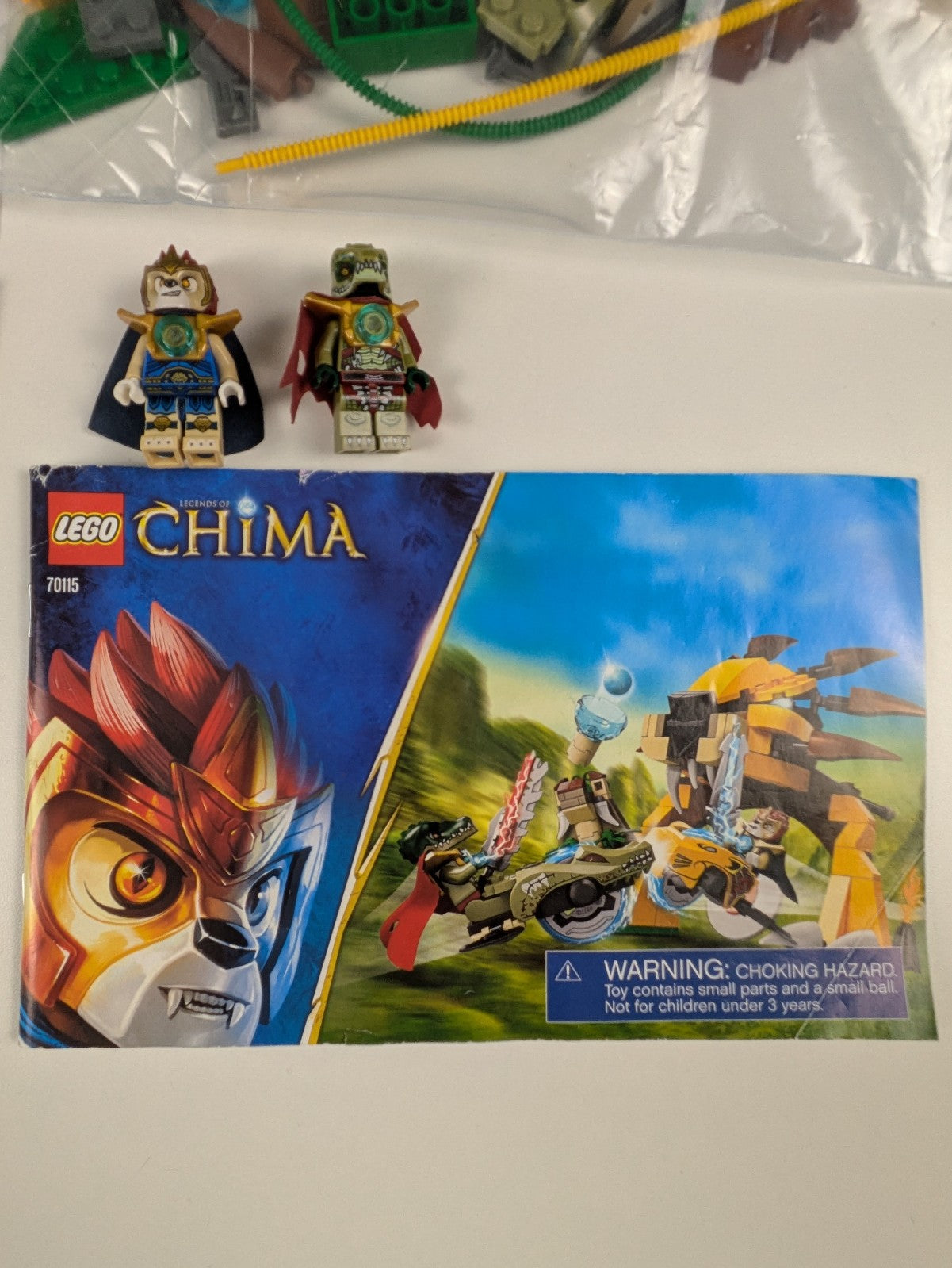 Lego LEGENDS OF CHIMA: Ultimate Speedor Tournament Set 70115 - Incomplete Set