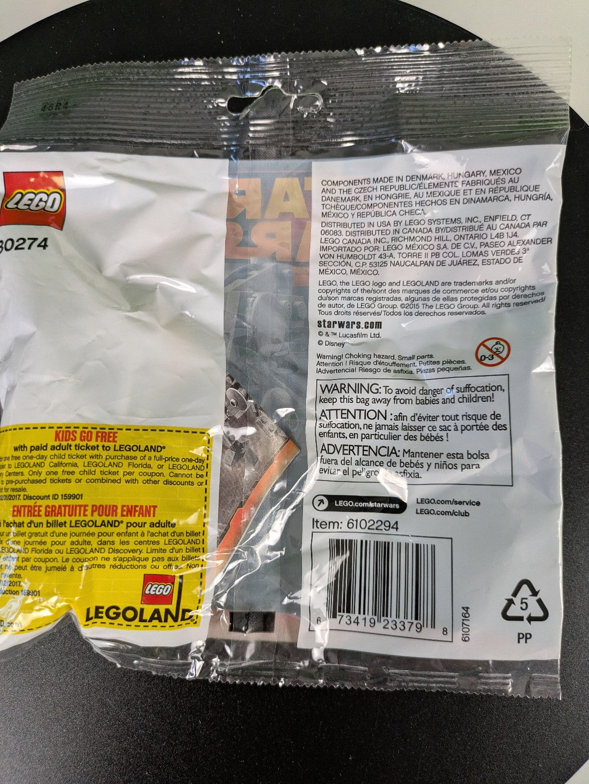 Lego Star Wars: Mini: Rebels: AT-DP - Mini Polybag Set 30274 BRAND NEW