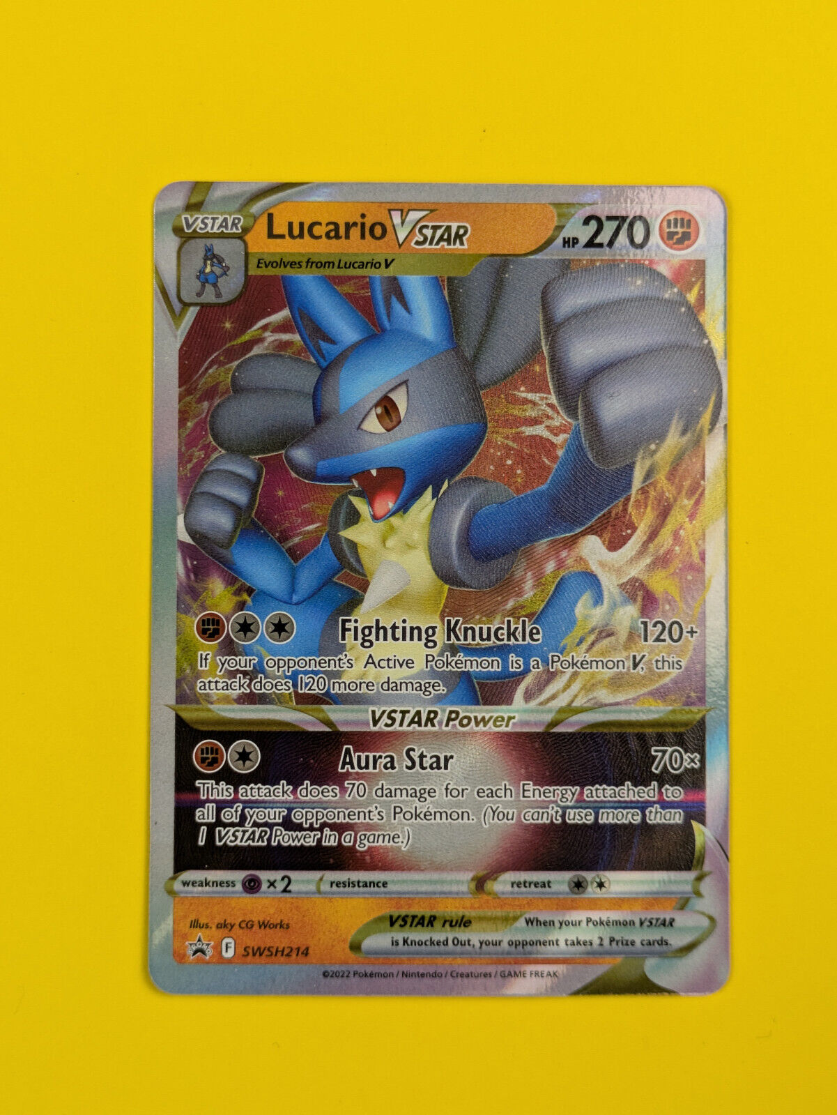 Lucario VSTAR - SWSH214 - Ultra Rare Sword & Shield Promos - Pokemon - NM