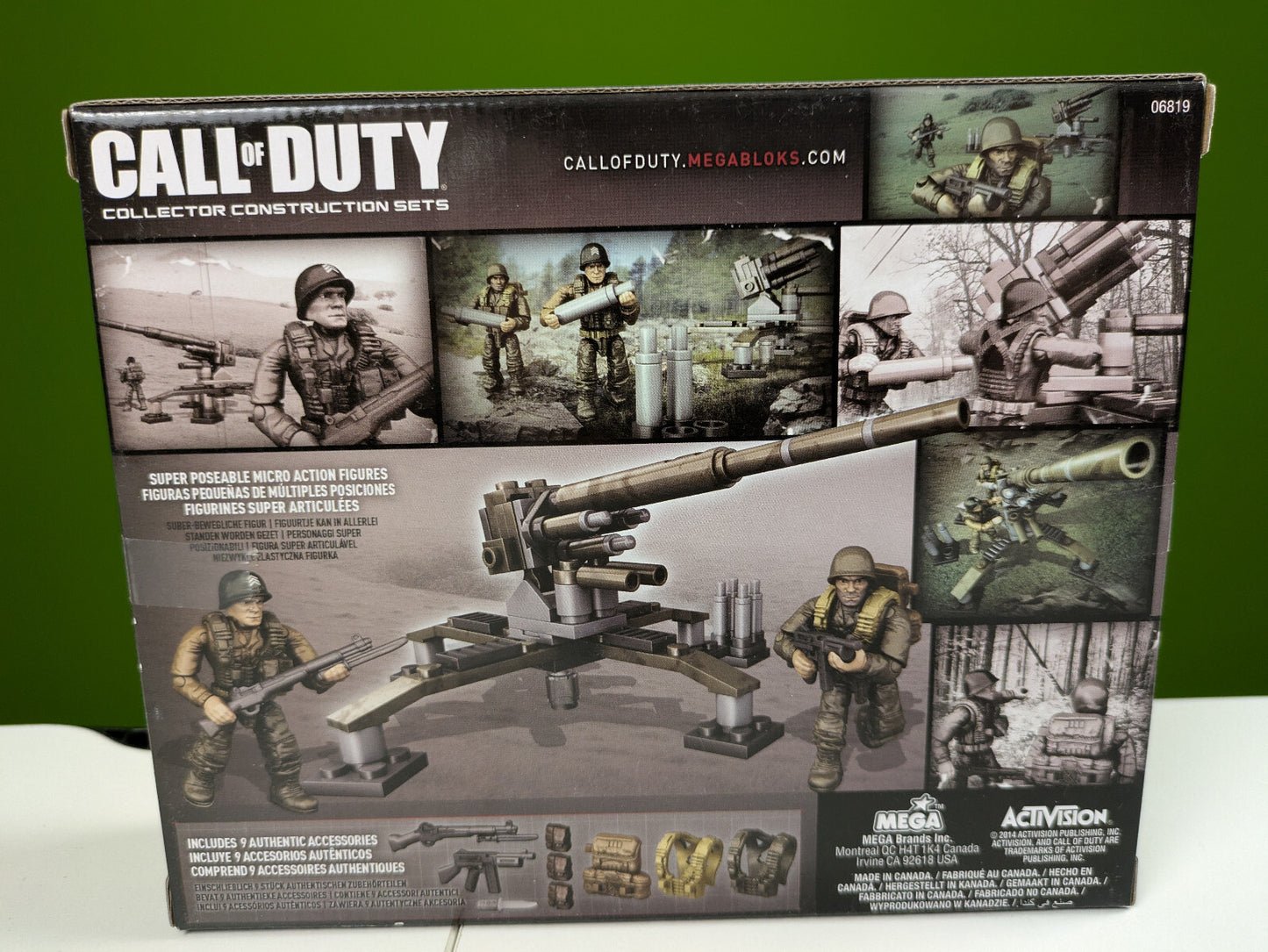 Mega Construx Call Of Duty Attack Turret CYR81 - 100pcs Brand New