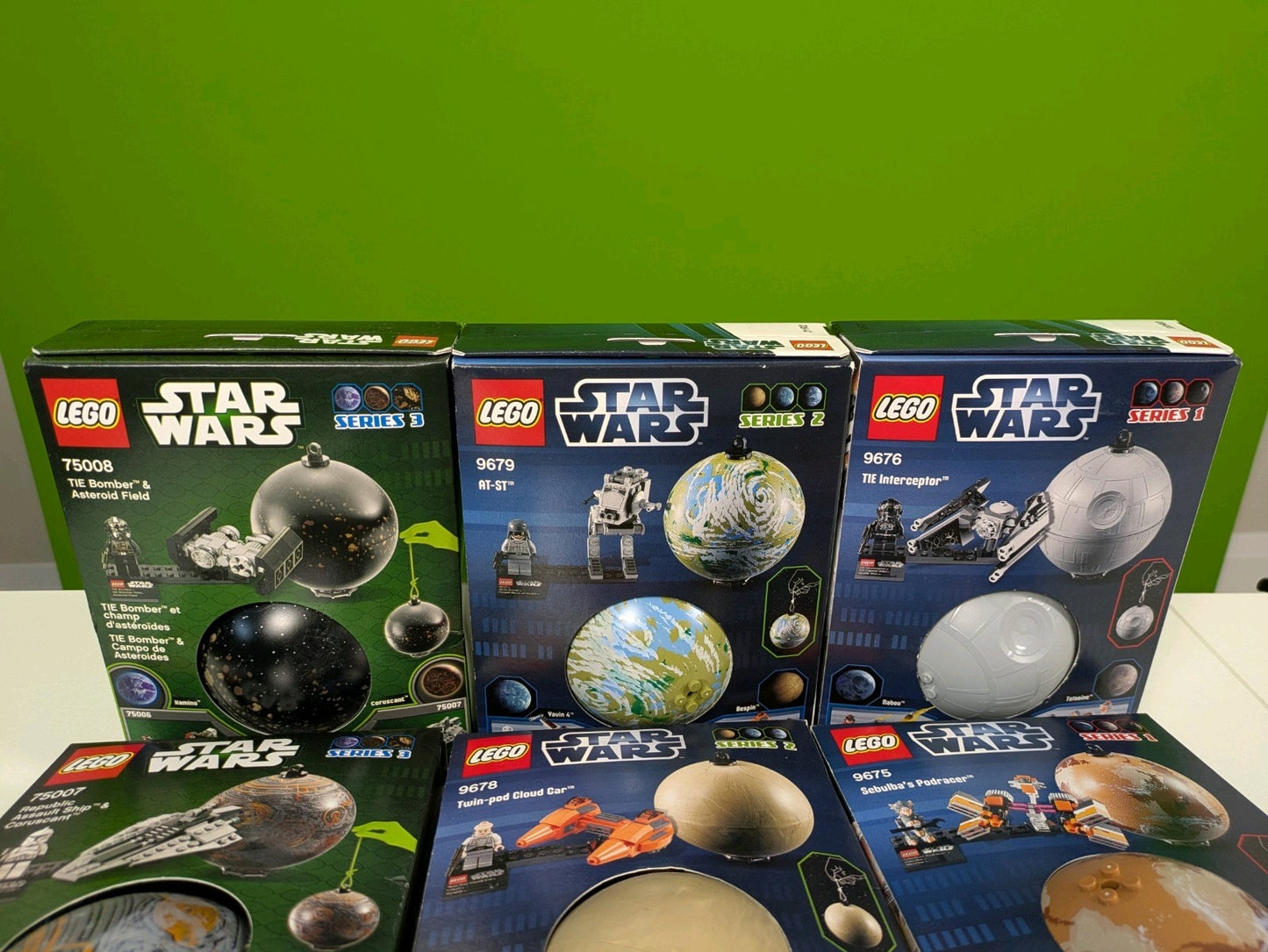 Lego Star Wars Planets Full Collection ALL 9 Sets Series 1 2 3 Rare Retired