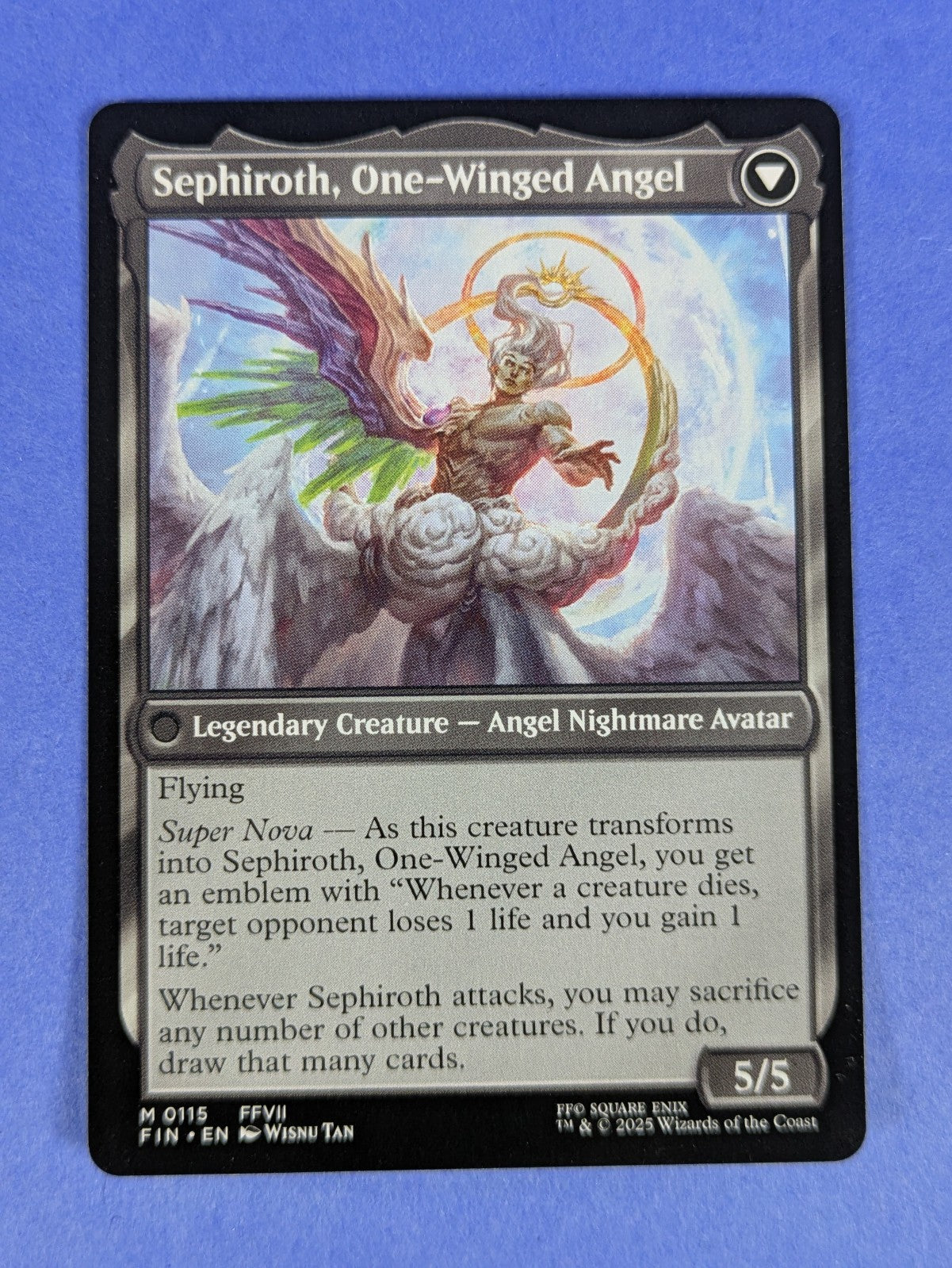 MTG: FINAL FANTASY: Sephiroth, Fabled SOLDIER/One-Winged Angel #0115 Mythic NM