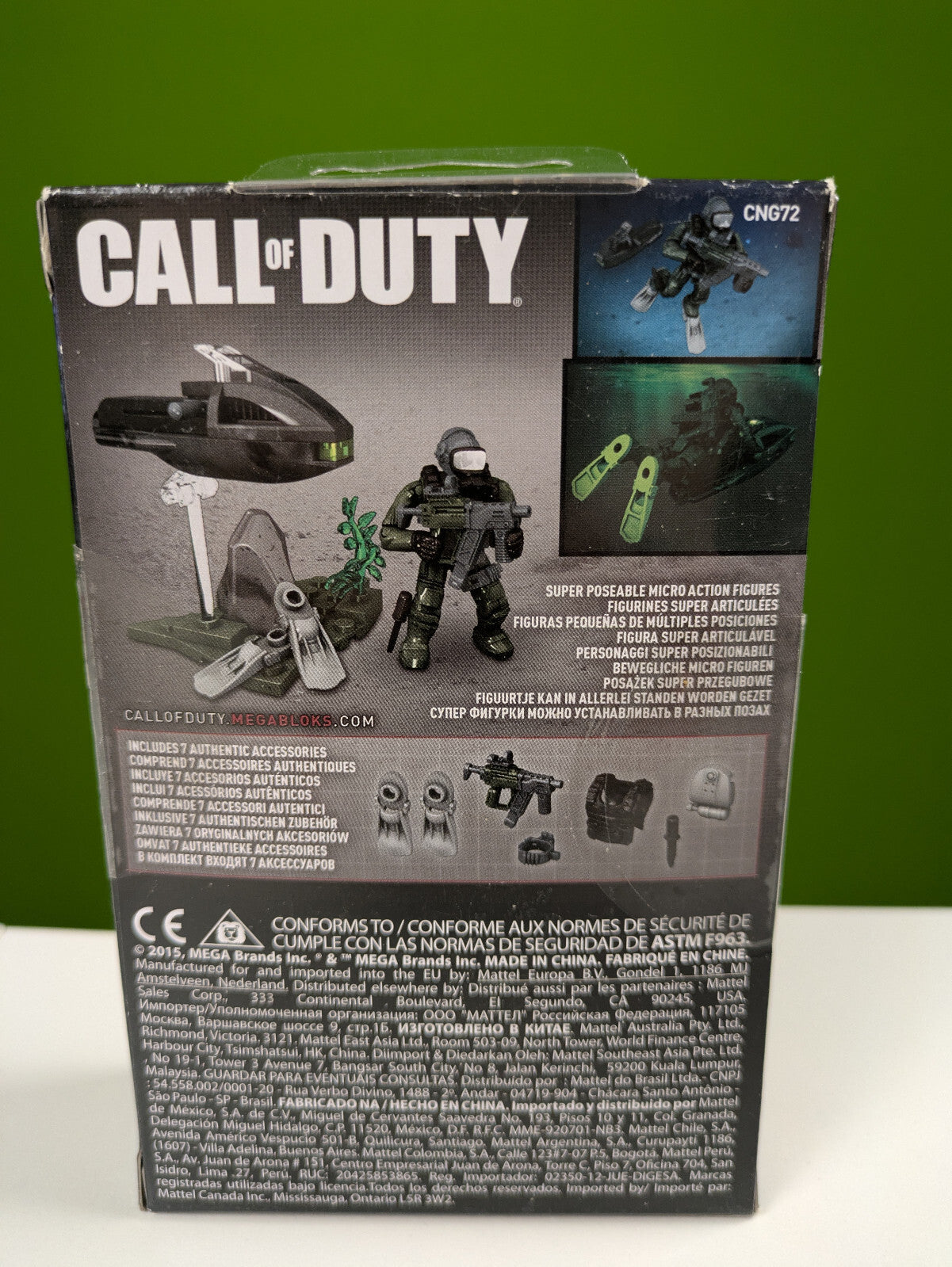 Mega Construx Call Of Duty Seal Specialist CNG72 - 41pcs Brand New