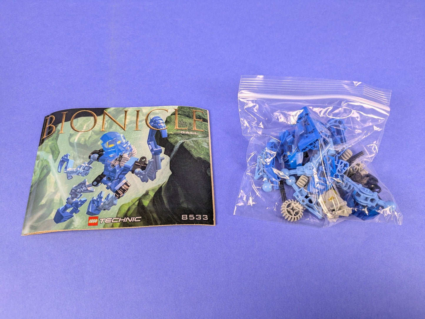 Lego BIONICLE: Toa: Gali 8533 Complete Set