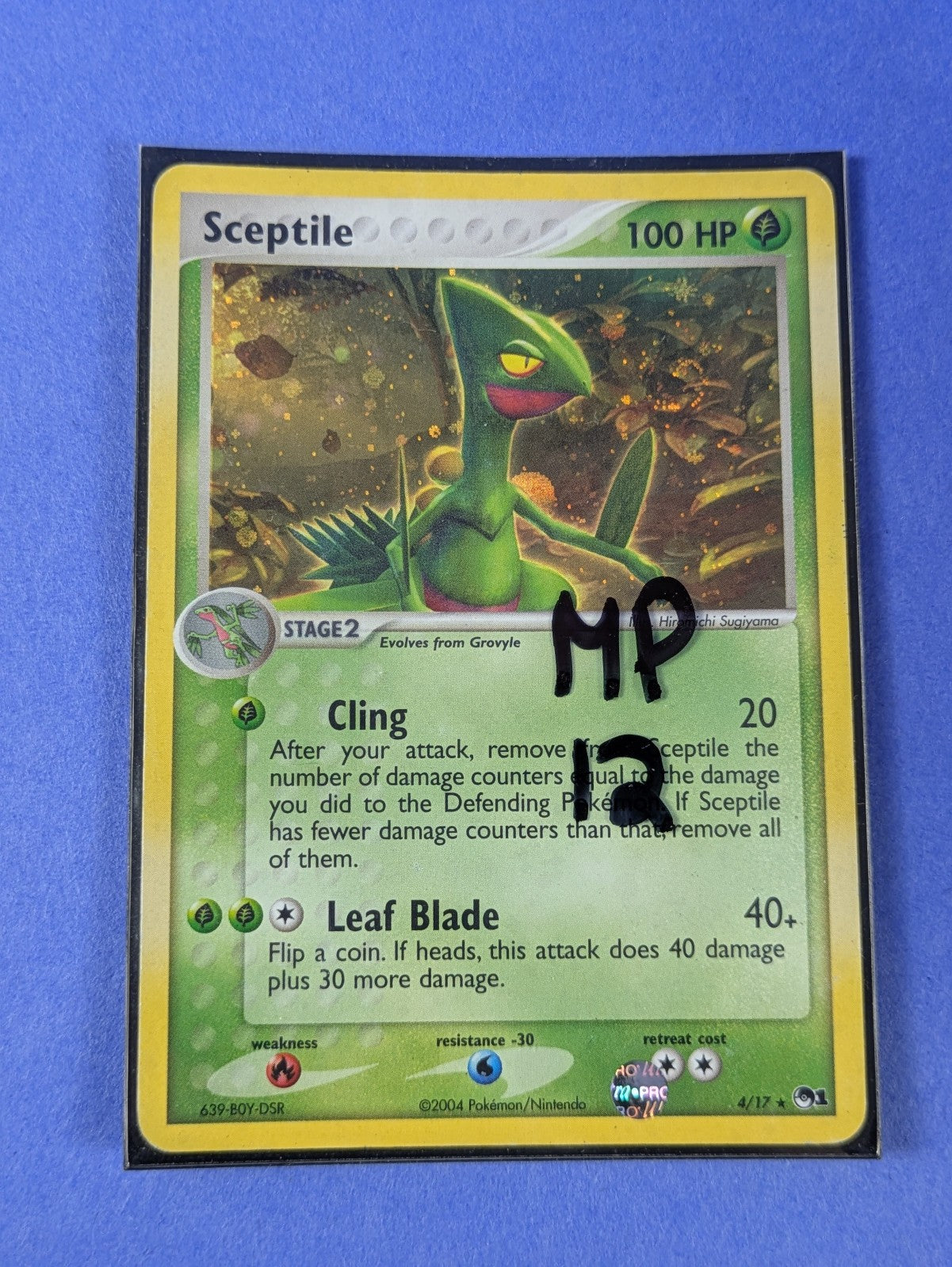 Sceptile - 4/17 - Holo Rare POP Series 1 Promos - Pokemon Card - MP