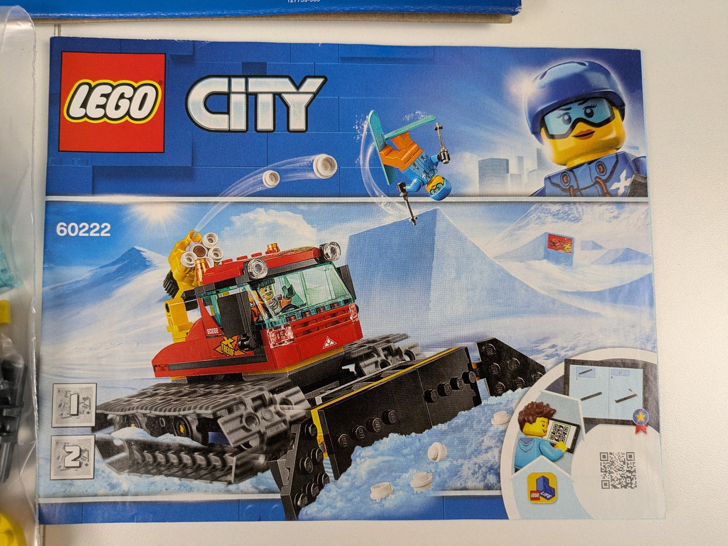 Lego Town: City: Recreation: Snow Groomer Set 60222 - Complete Set