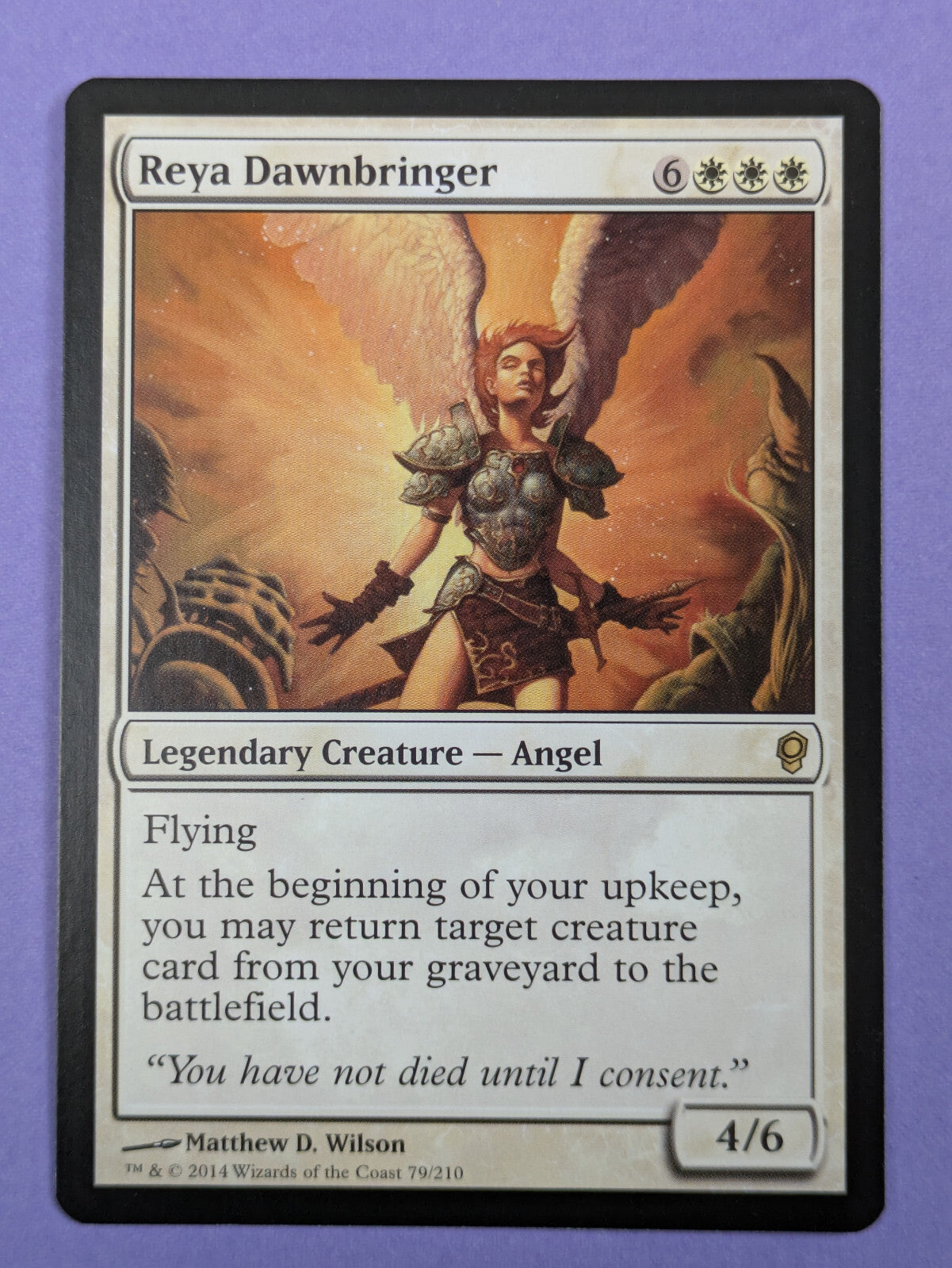 MTG Magic The Gathering: Conspiracy Reya Dawnbringer Rare #79/210 - NM