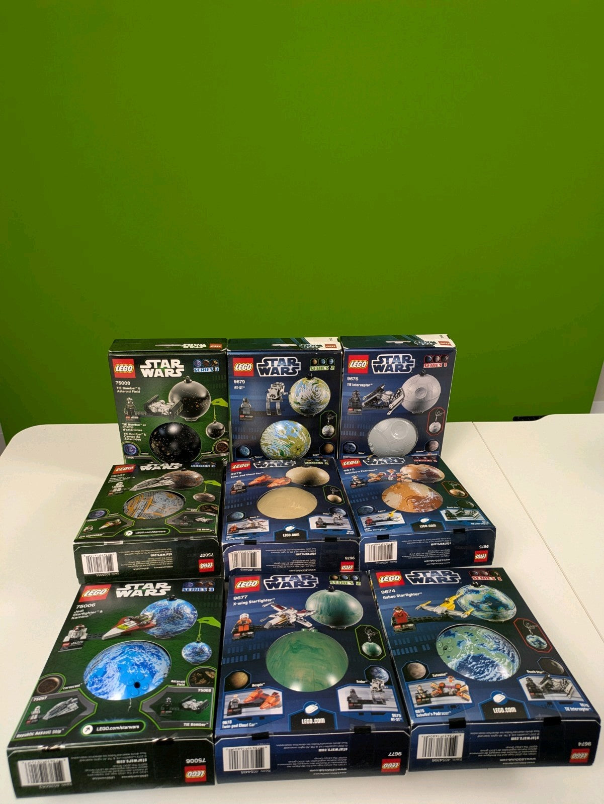 Lego Star Wars Planets Full Collection ALL 9 Sets Series 1 2 3 Rare Retired