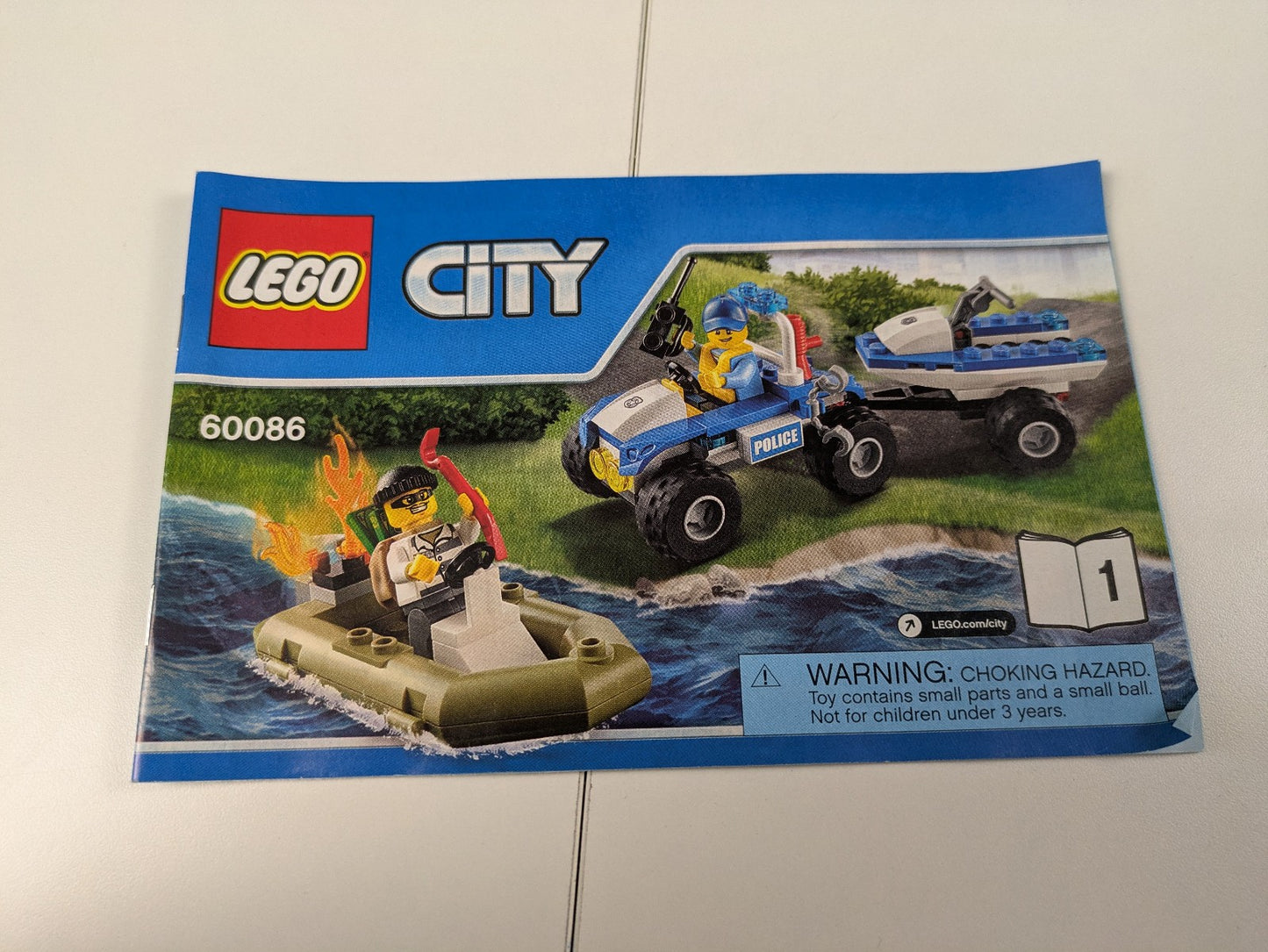 Lego City: Town: Police: Bundle Set 6-in-1 - w/ Instructions