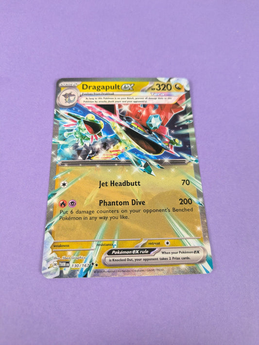 Dragapult ex - 130/167 - Ultra Rare Twilight Masquerade - Pokemon Card - NM