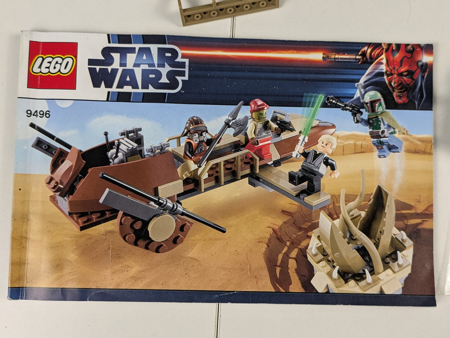 Lego Star Wars: Episode 4-6: Desert Skiff Set 9496 - w/ Instructions