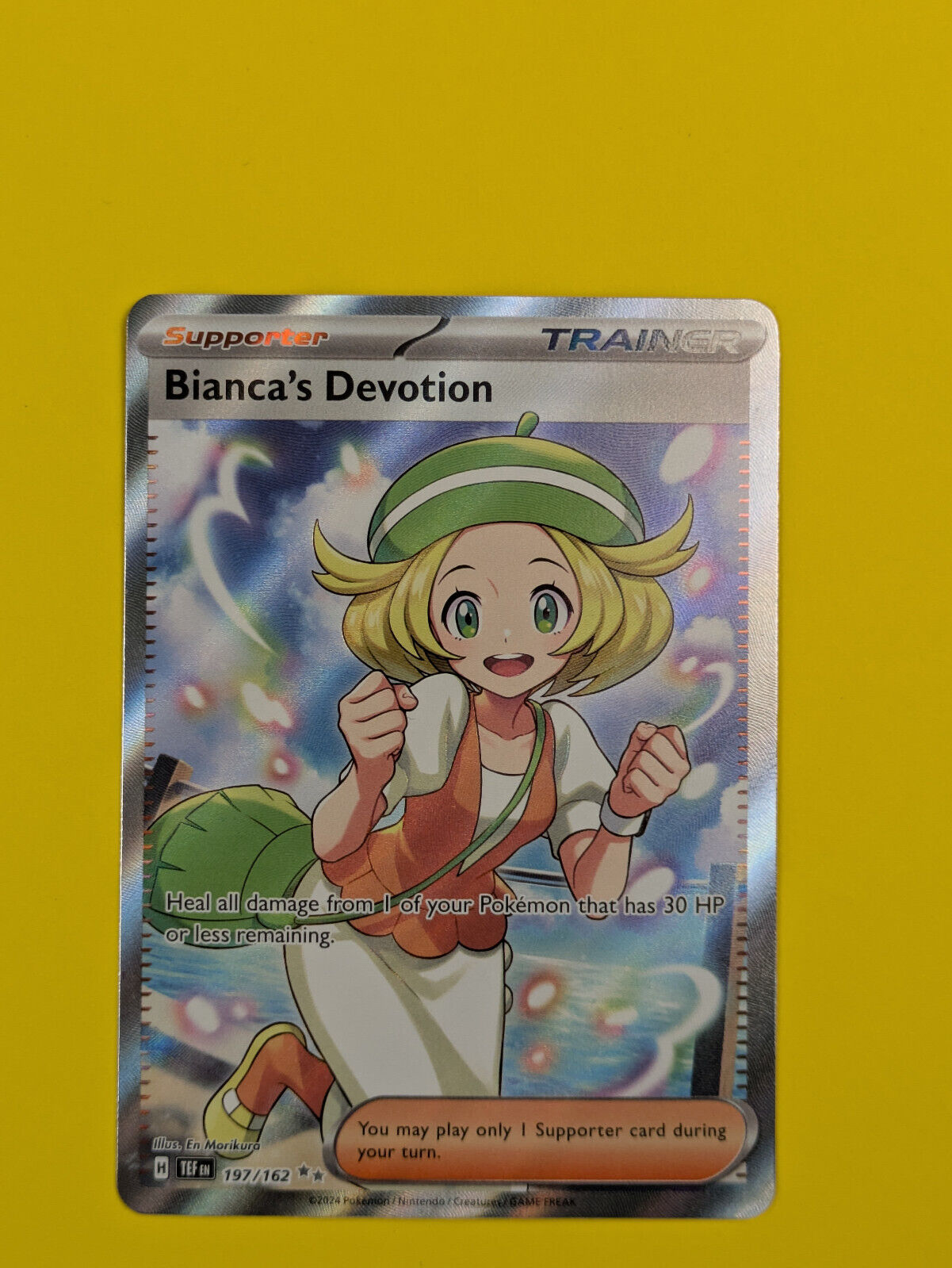 Bianca's Devotion - 197/162 - Full Art Secret Rare Temporal Force - Pokemon - NM