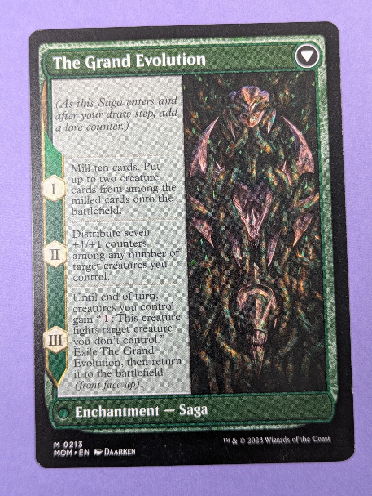 MTG: March of the Machine: Vorinclex / The Grand Evolution #0213 Mythic - NM