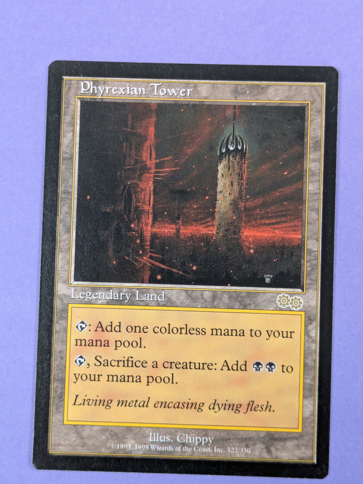 MTG Magic The Gathering: Urza's Saga: Phyrexian Tower Rare #322/350 - NM