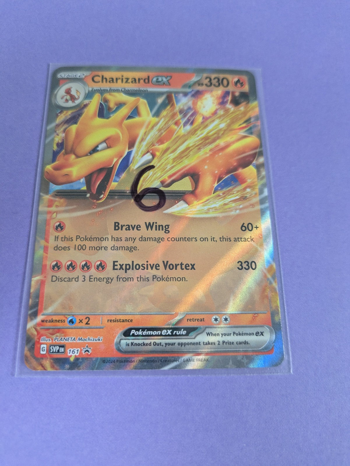 Charizard ex - 161 - Promo Scarlet & Violet Promos Pokemon Card - NM