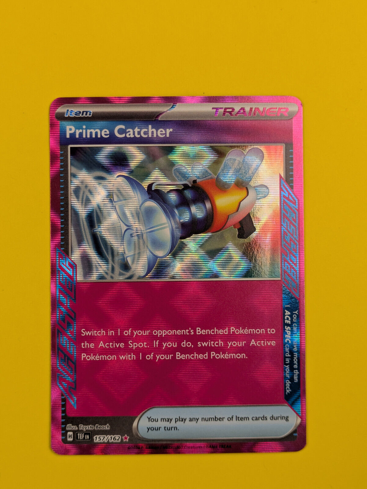 Prime Catcher - 157/162 - Ace Rare Temporal Forces - Pokemon Card - NM Collector's Kingdom Prime Catcher - 157/162 - Ace Rare Temporal Forces - Pokemon Card - NM Collector's Kingdom
