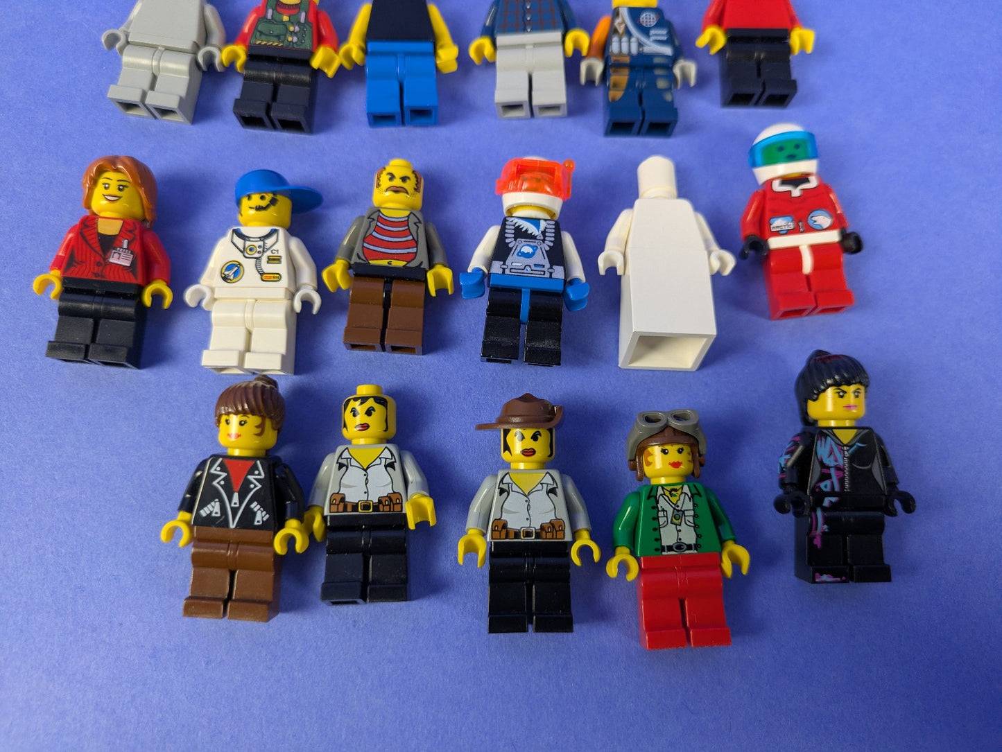 Lego Minifigure Bundle: 62 Assorted Minifigures 100% Authentic LEGO!