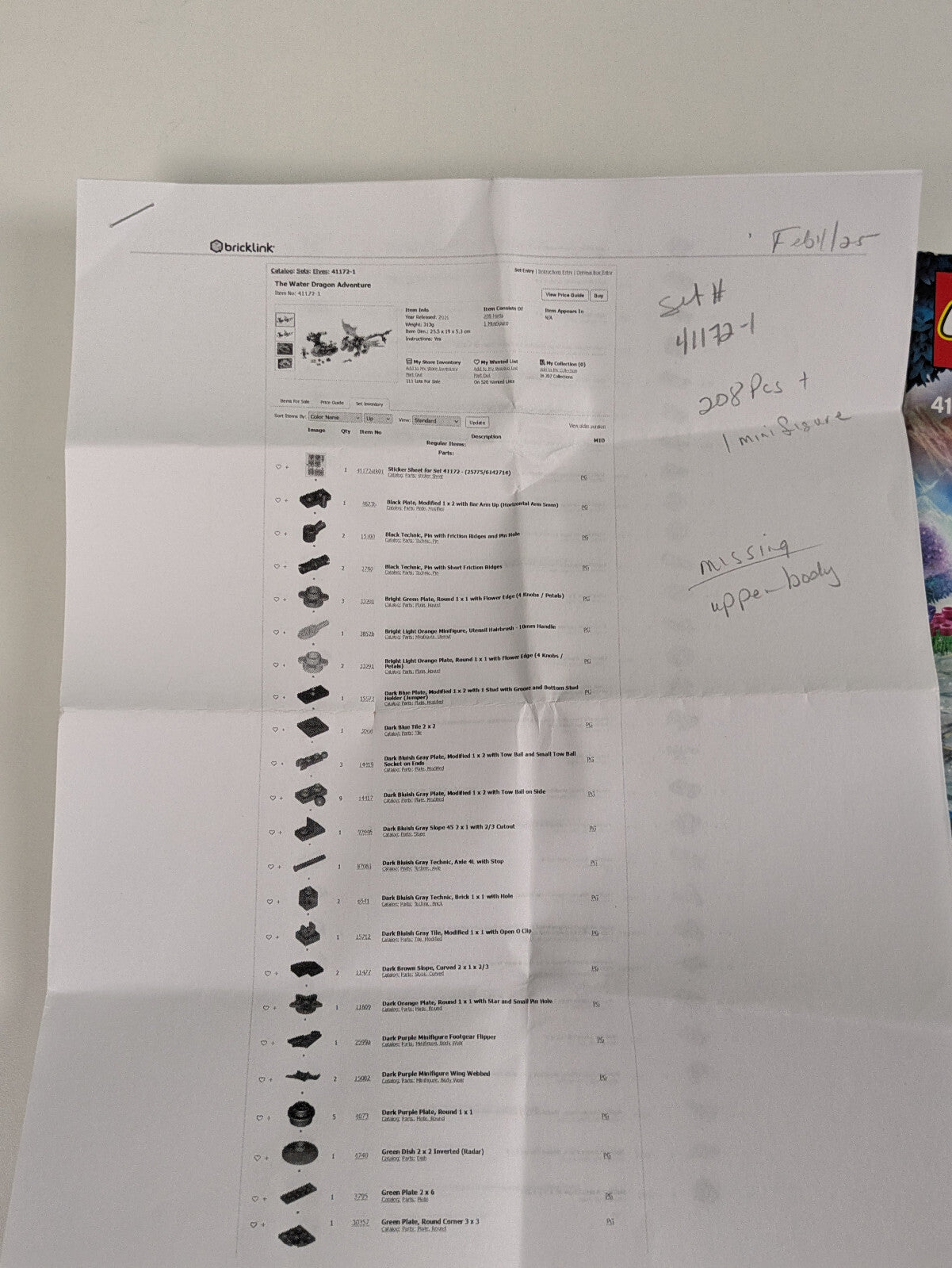 Lego Elves: The Water Dragon Adventure Set 41172