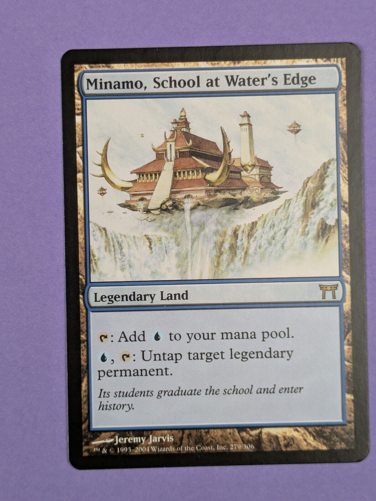 MTG Magic Champions of Kamigawa: Minamo, School at Water's Edge Rare #279/306