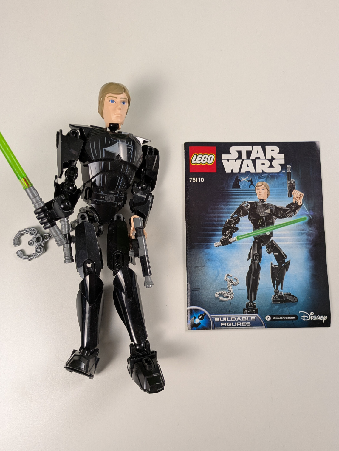 Lego Star Wars: Buildable Figures: Luke Skywalker Set 75110 - w/ Instructions