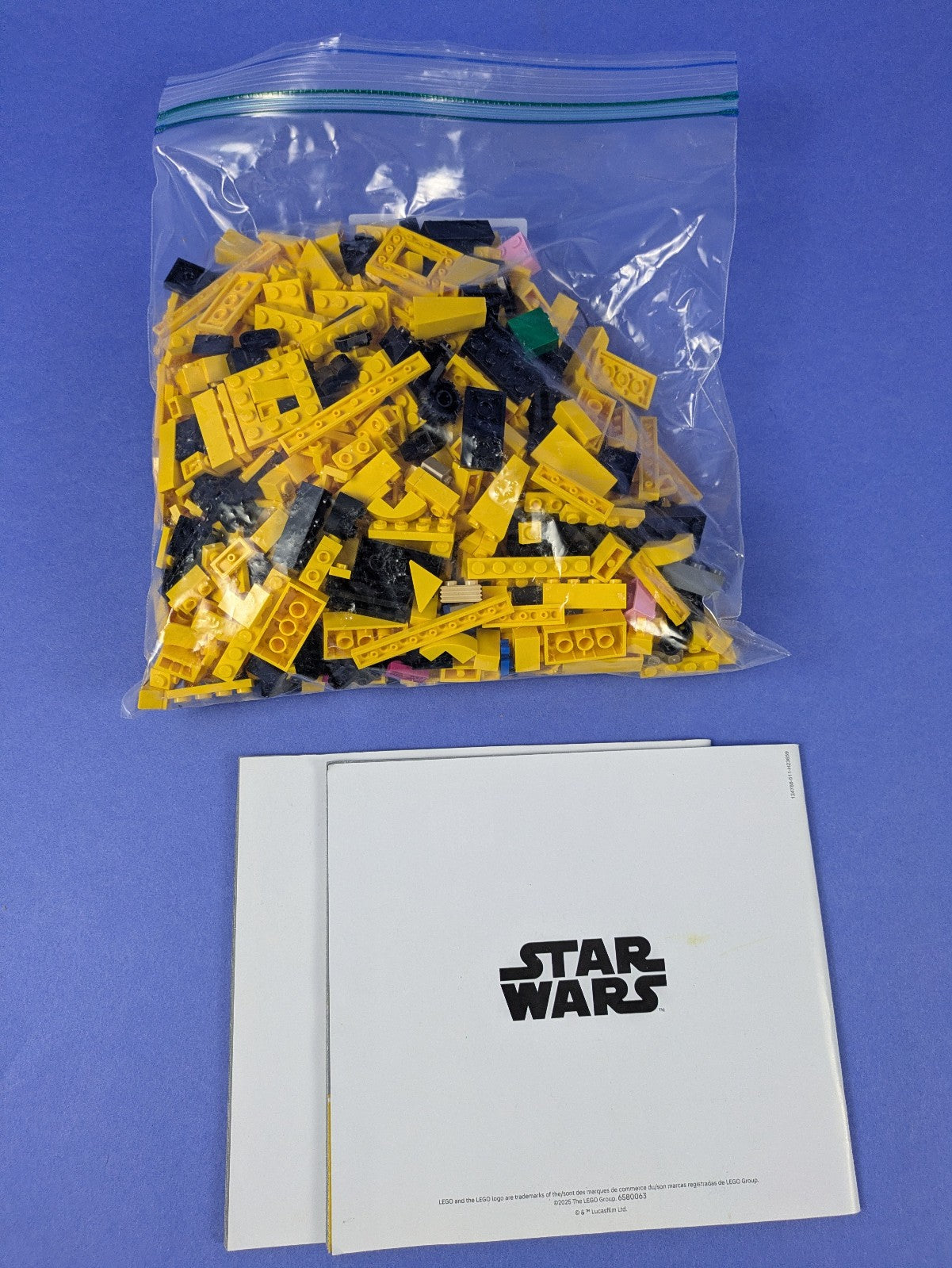 LEGO Star Wars Brick-Built Star Wars Logo 75407 Complete Set Pre-Owned