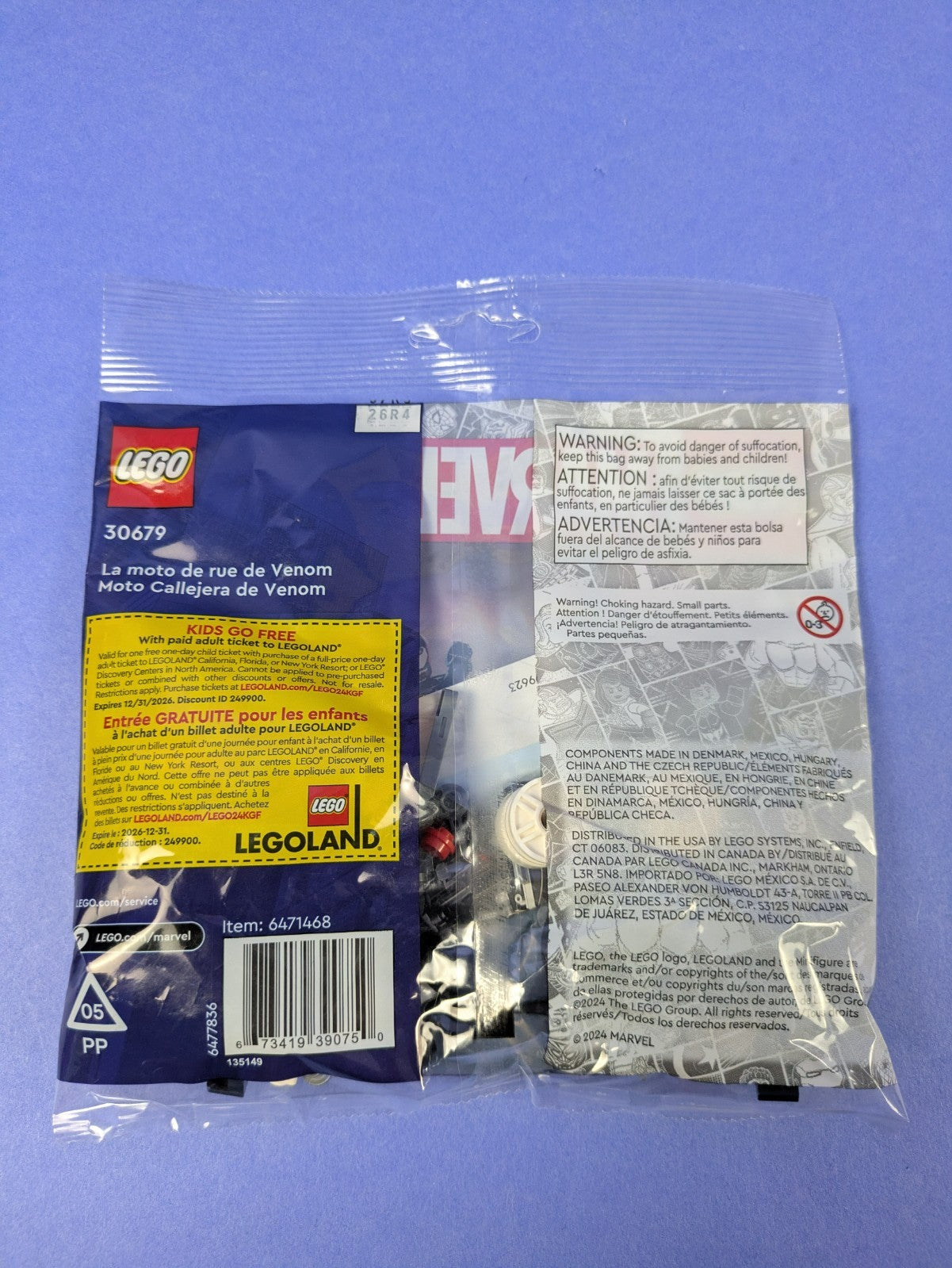 LEGO Marvel Venom Street Bike Polybag 30679