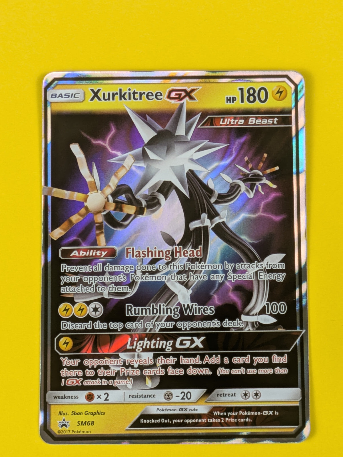 Xurkitree GX - SM68 - Promo Sun & Moon Promos - Pokemon Card - NM