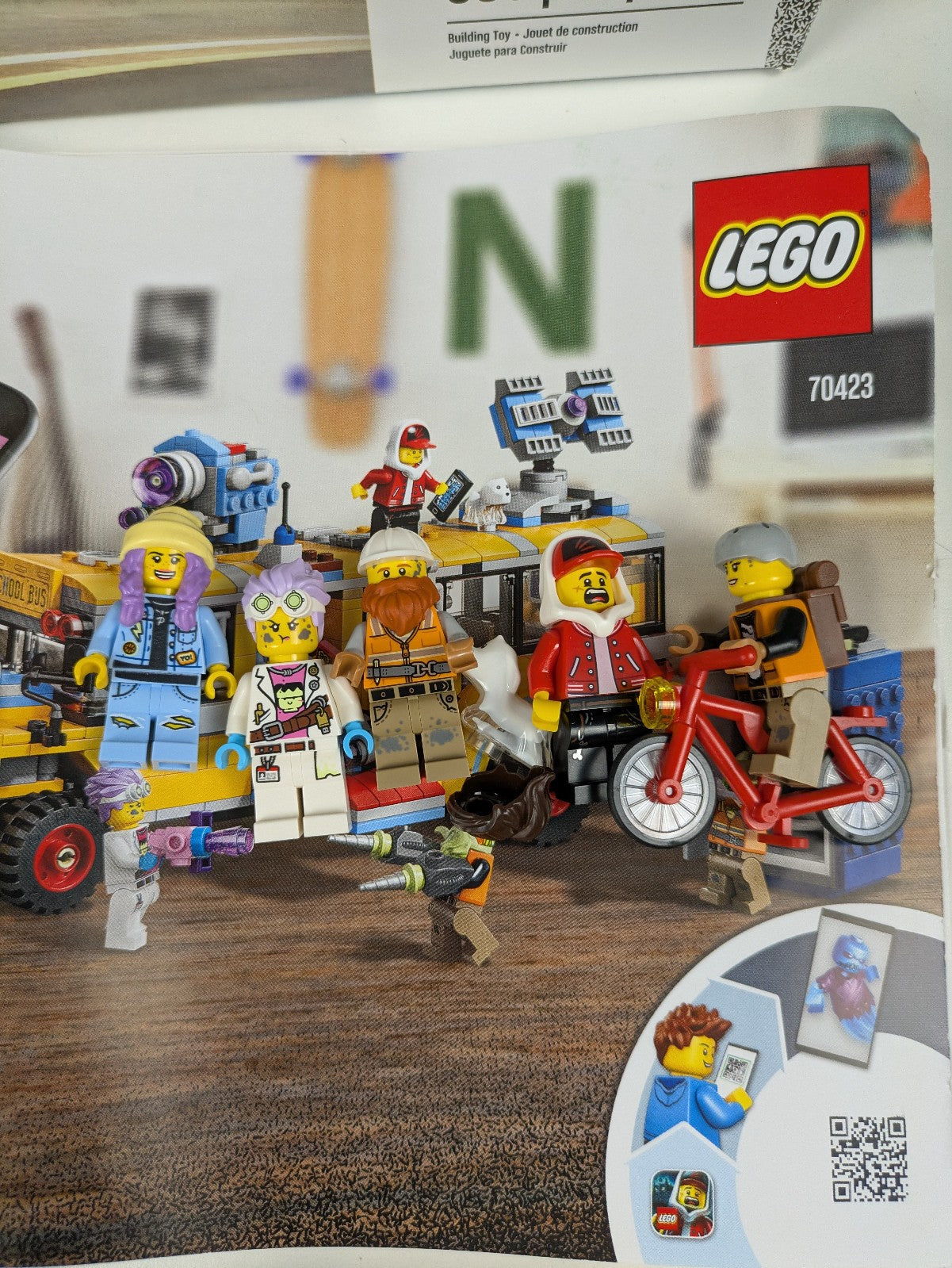 Lego Hidden Side: Paranormal Intercept Bus 3000 Set 70423 - Incomplete Set