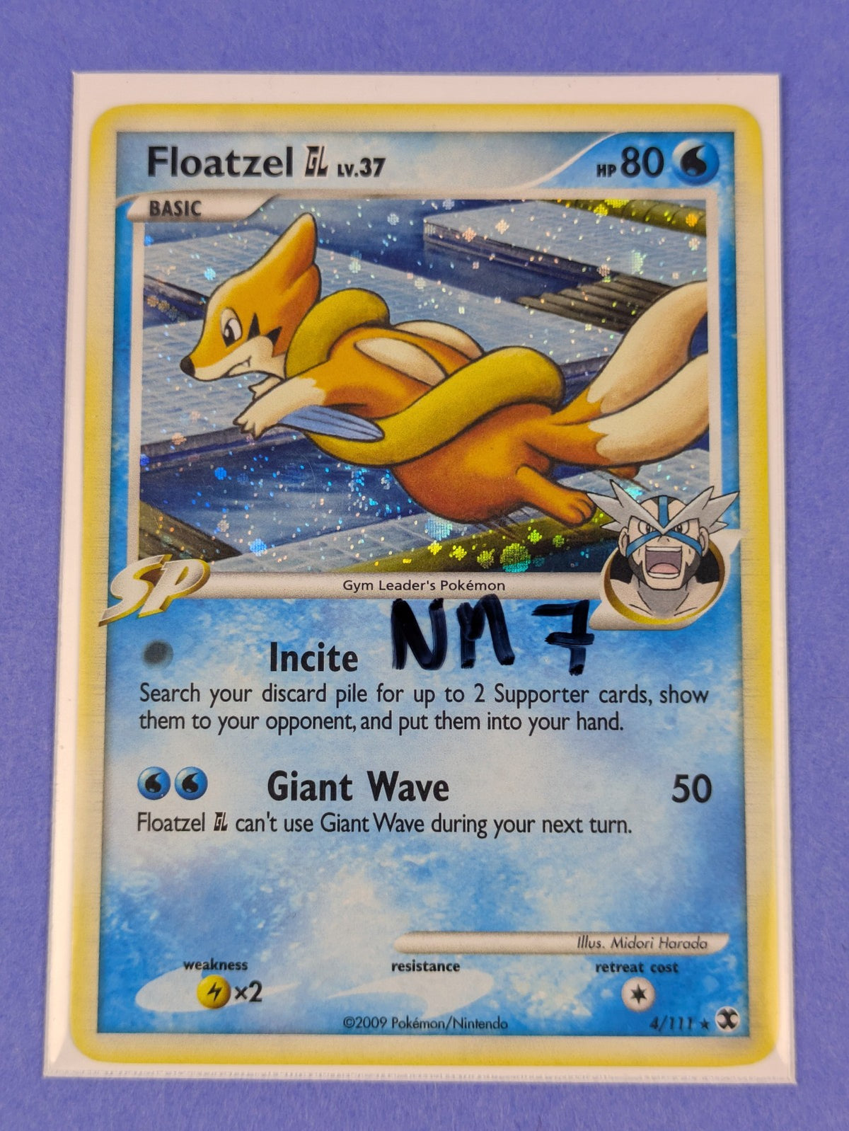 Floatzel GL - 4/111 - Holo Rare Rising Rivals - Pokemon Card - NM