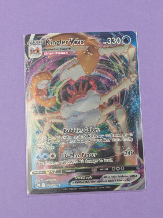 Kingler VMAX - 029/172 - Ultra Rare Sword & Shield - Pokemon Card - NM