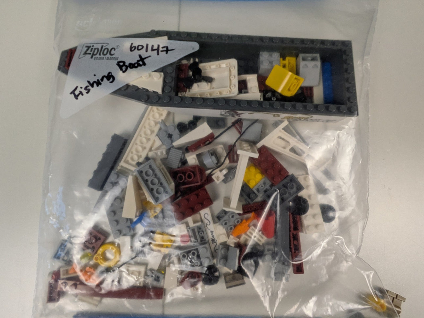 Lego Town: City: Harbor: Fishing Boat Set 60147 - Incomplete Set
