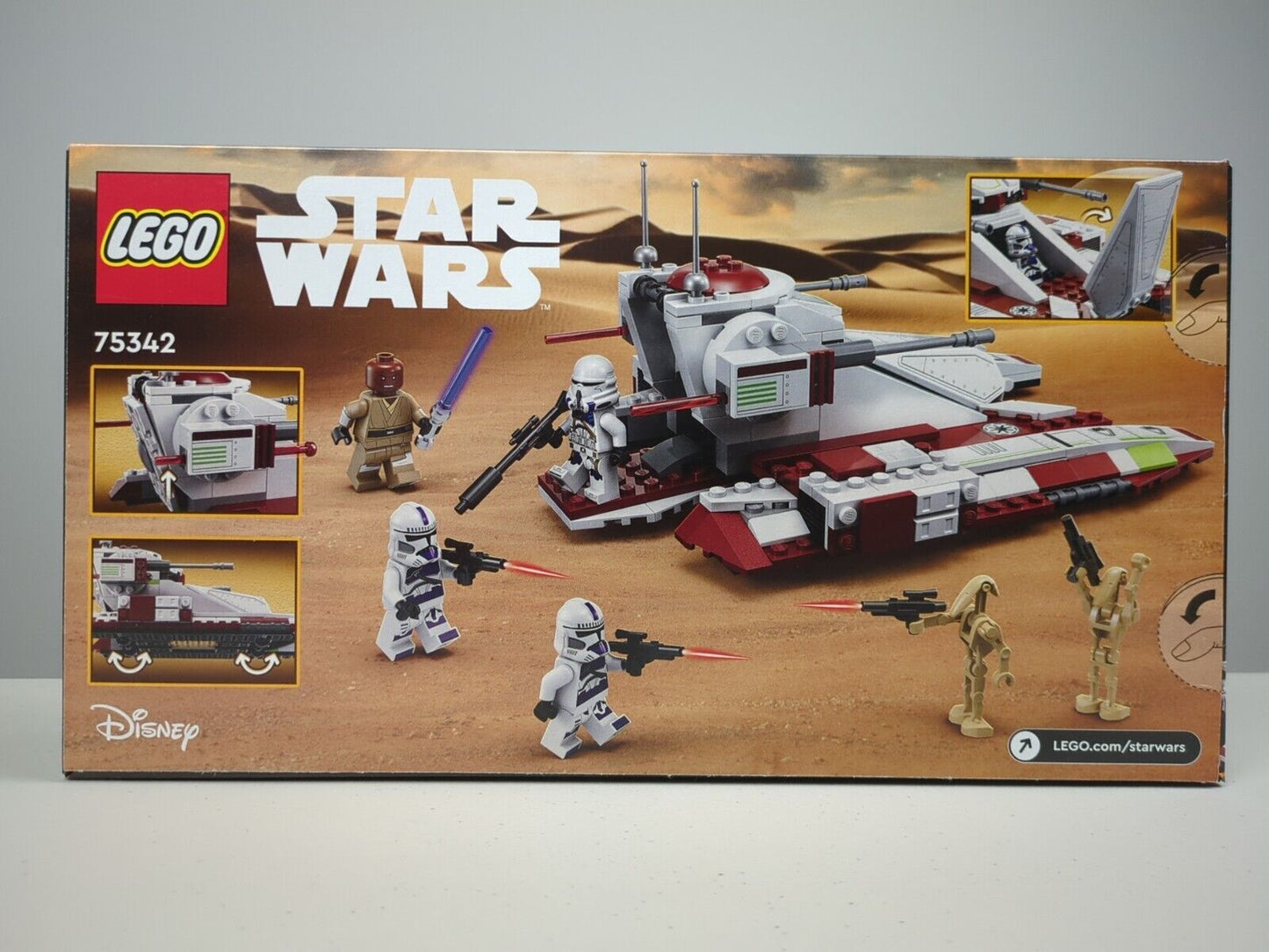 Lego Star Wars: The Clone Wars: Republic Fighter Tank Set 75342 New