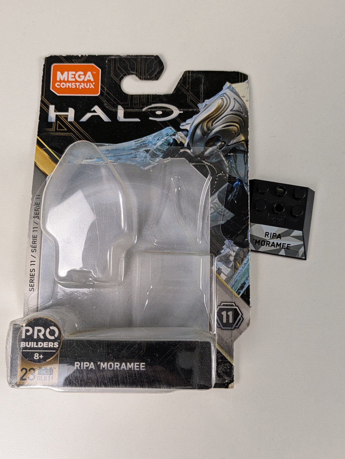 HALO Mega Bloks Construx Ripa 'Moramee GLB59 Series 11 - w/ Plate Stand