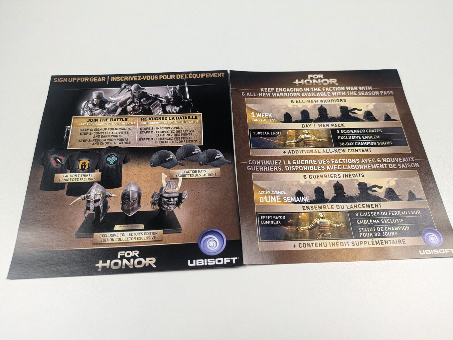 For Honor (PlayStation 4, 2017) CIB