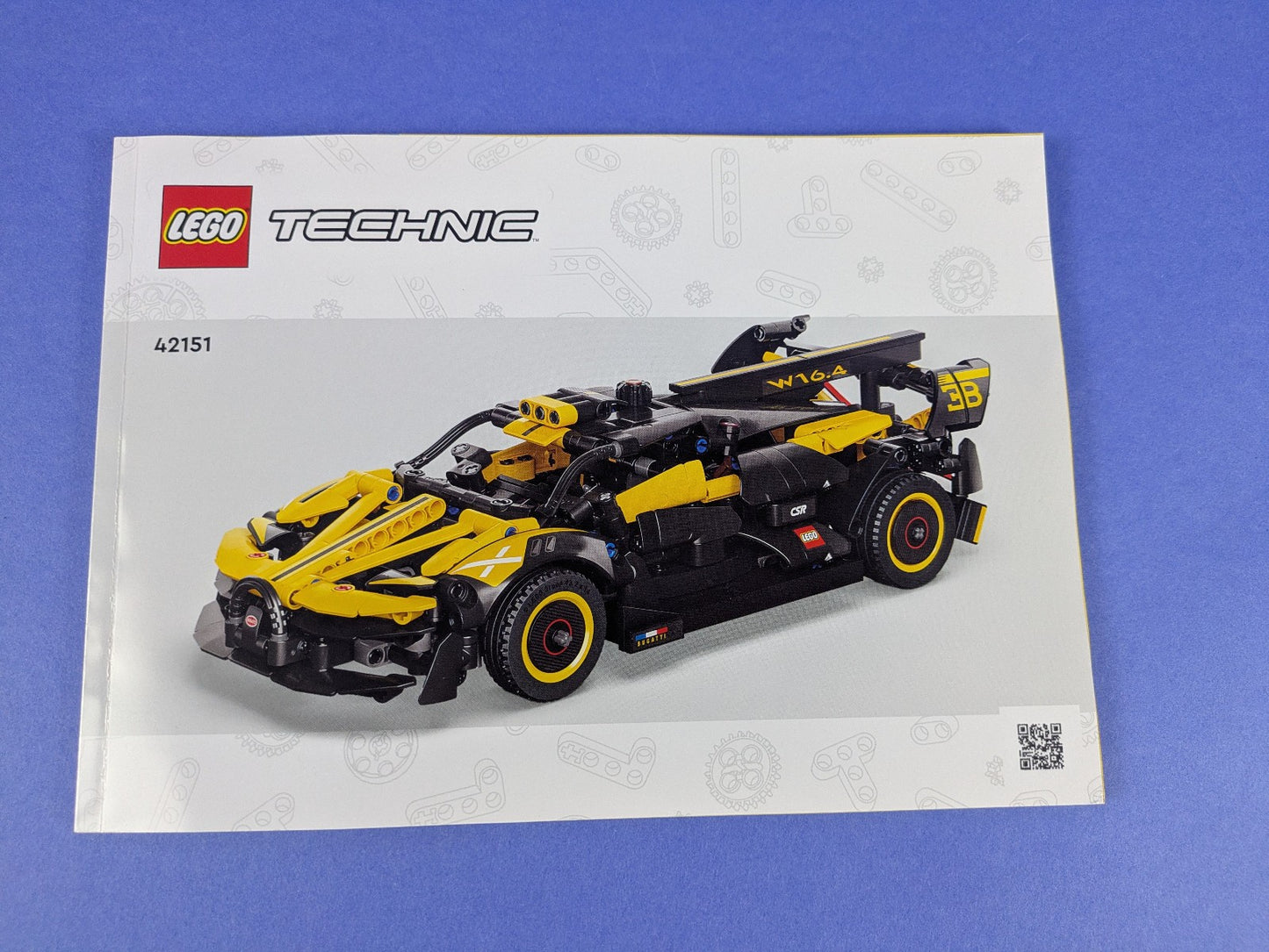 Lego Technic: Model: Race: Bugatti Bolide Set 42151 Complet Set