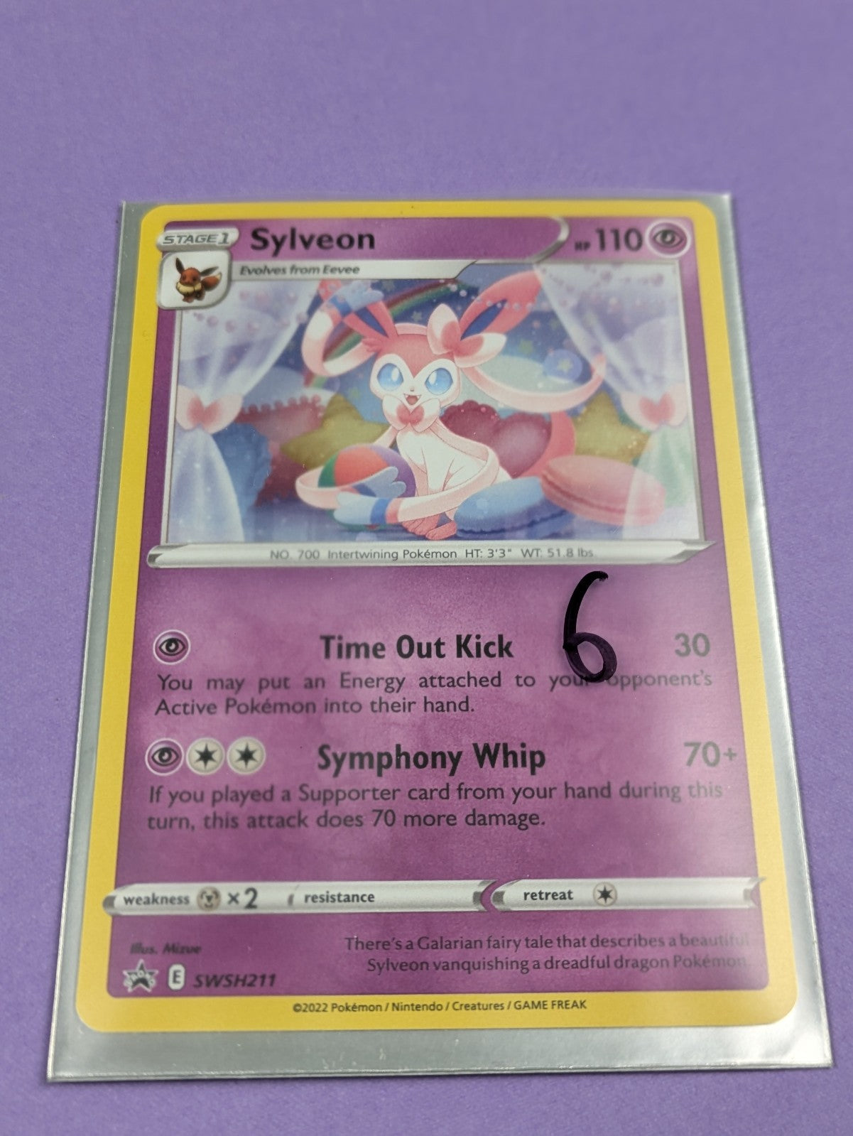 Sylveon - SWSH211 - Promo Holo Sword & Shield Promos - Pokemon Card - NM