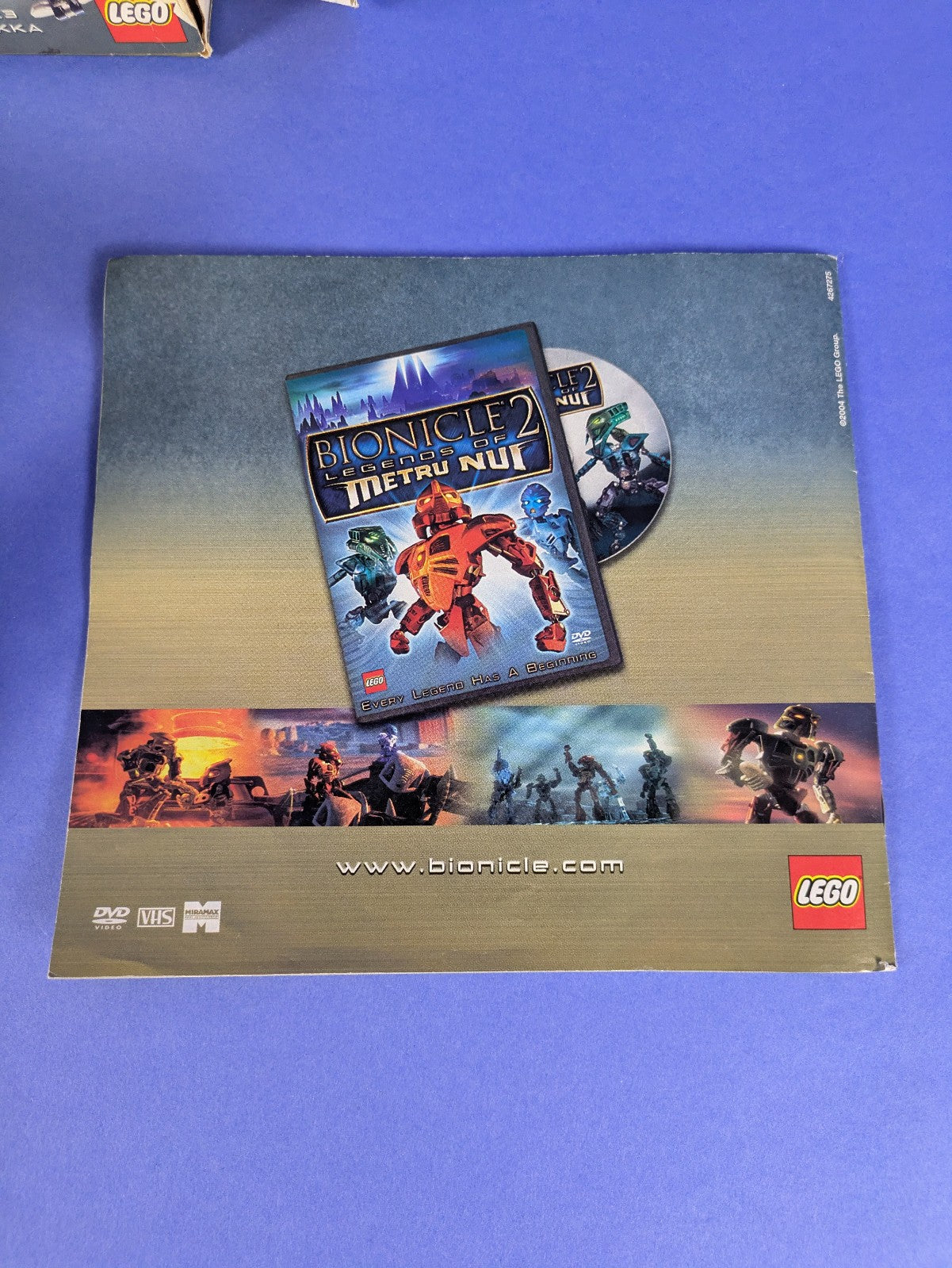 Lego BIONICLE: Titans: Toa Lhikan & Kikanalo Set 8811 - Incomplete Set