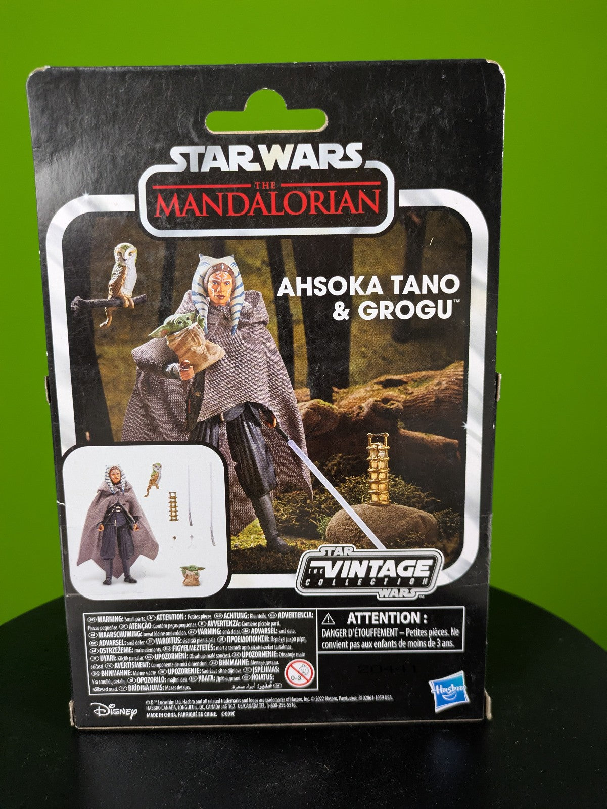 Kenner Star Wars The Mandalorian Ahsoka Tano & Grogu F5576 3.75" Figure NIB
