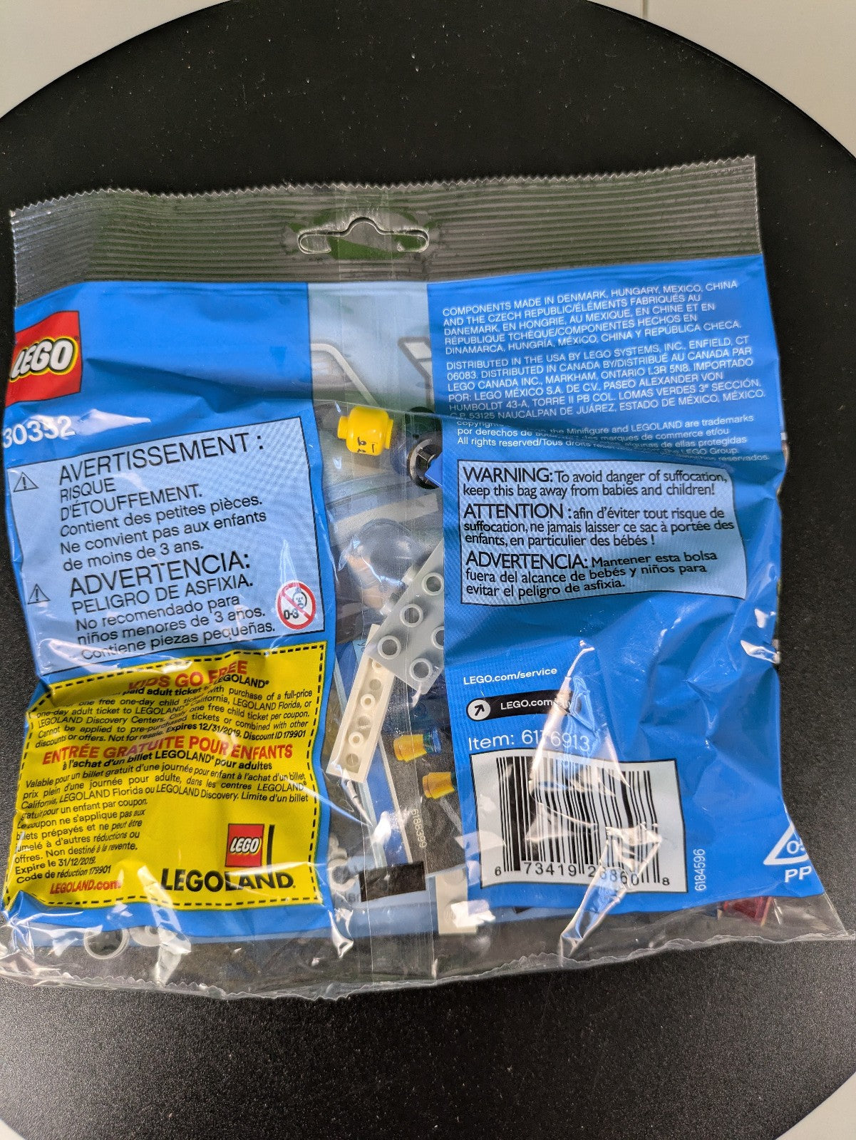 Lego Town: City: Police: Police Car polybag Set 30352 BRAND NEW