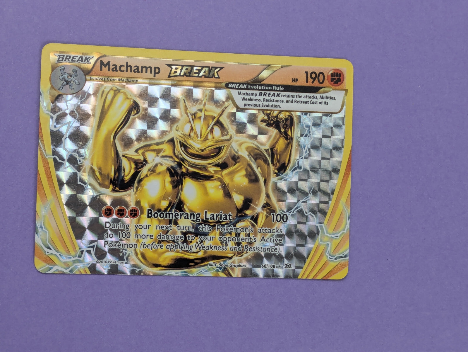 Machamp BREAK - 60/108 - Break Rare XY: Evolutions  - Pokemon Card - NM