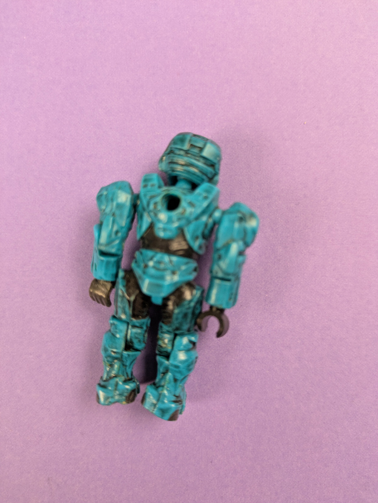 HALO Mega Bloks Construx UNSC Spartan Mark IV Teal Cyan 97520 Tribute Pack