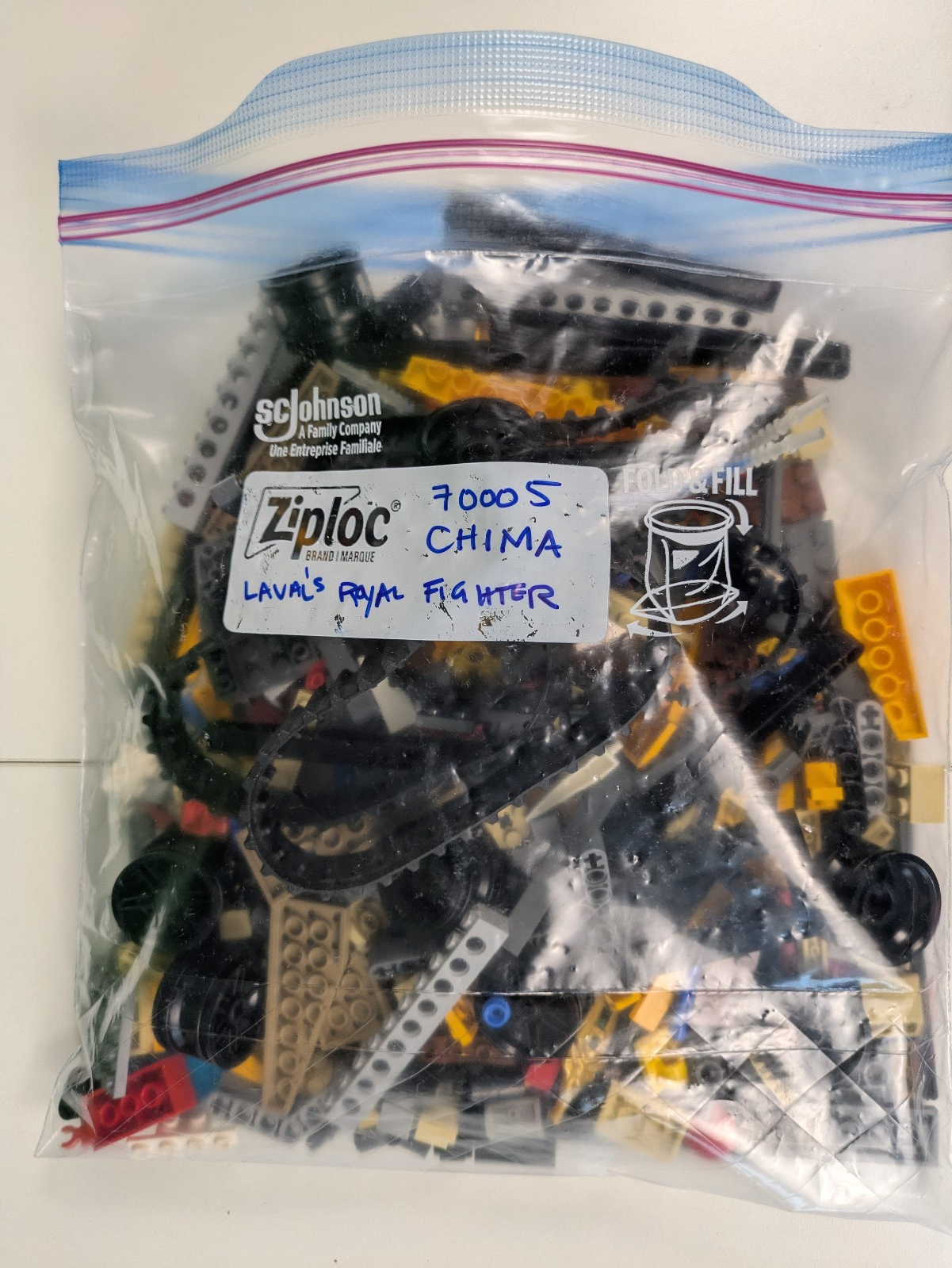 Lego LEGENDS OF CHIMA: Laval's Royal Fighter Set 70005 - w/ Instructions