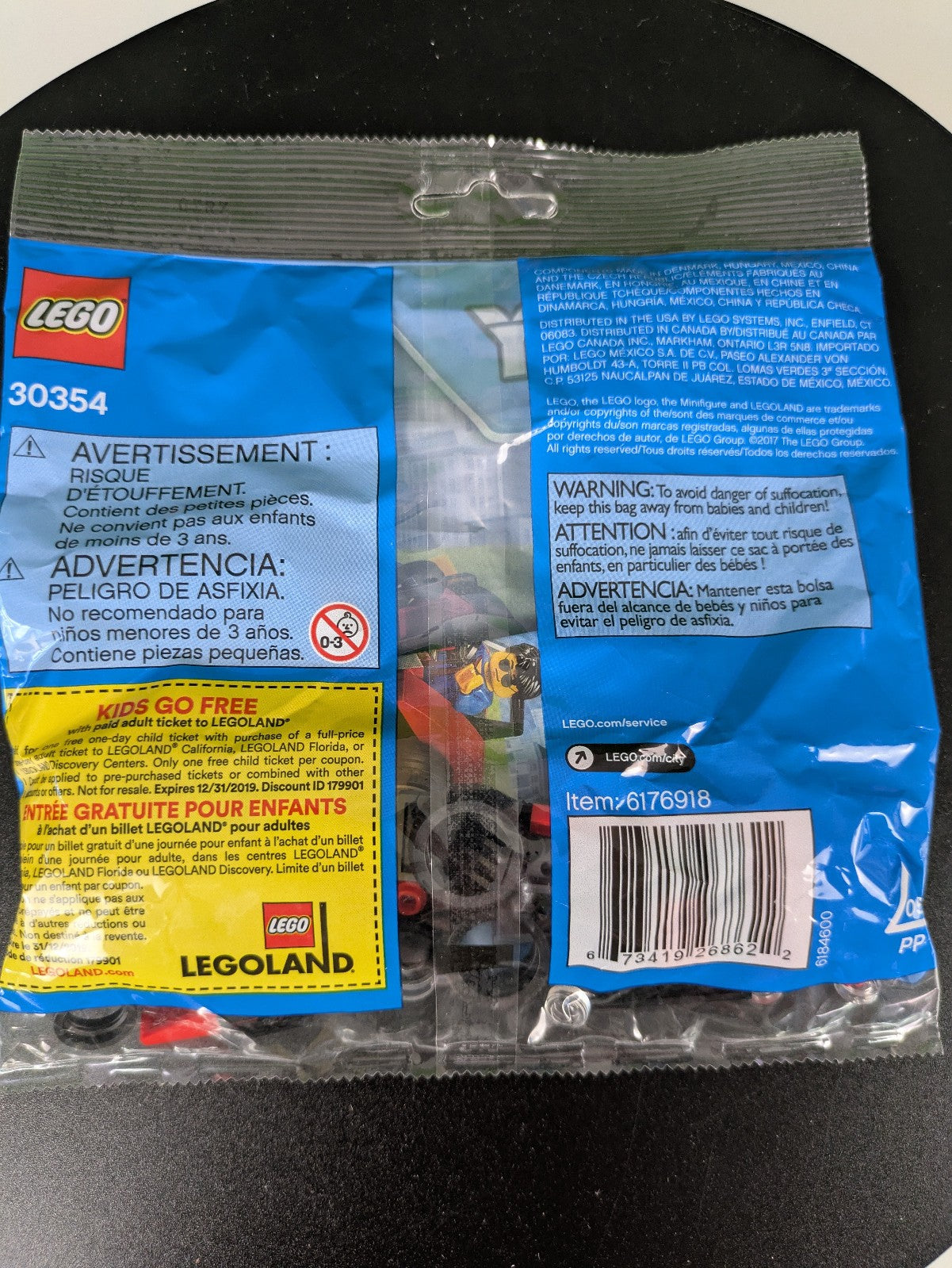 Lego Town: City: Traffic: Hot Rod polybag Set 30354 BRAND NEW