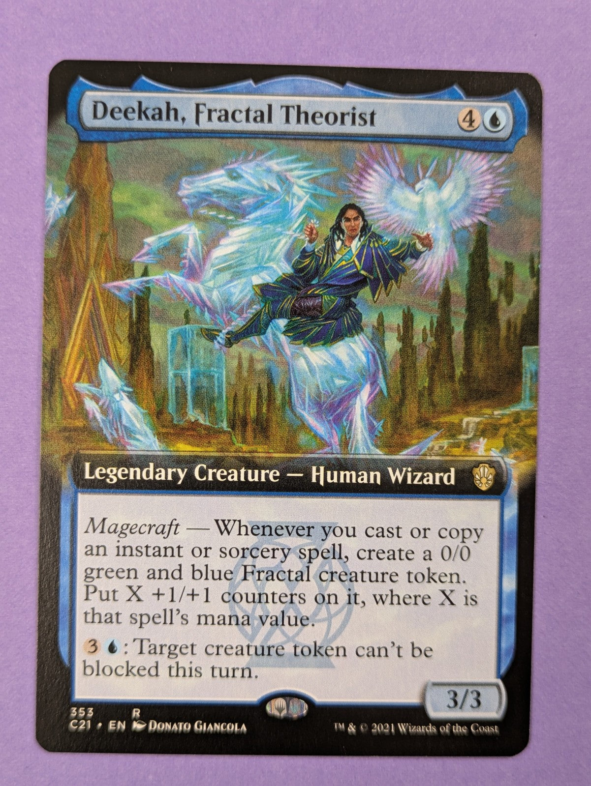 MTG Magic: Commander 2021: Deekah, Fractal Theorist #353 Rare - NM