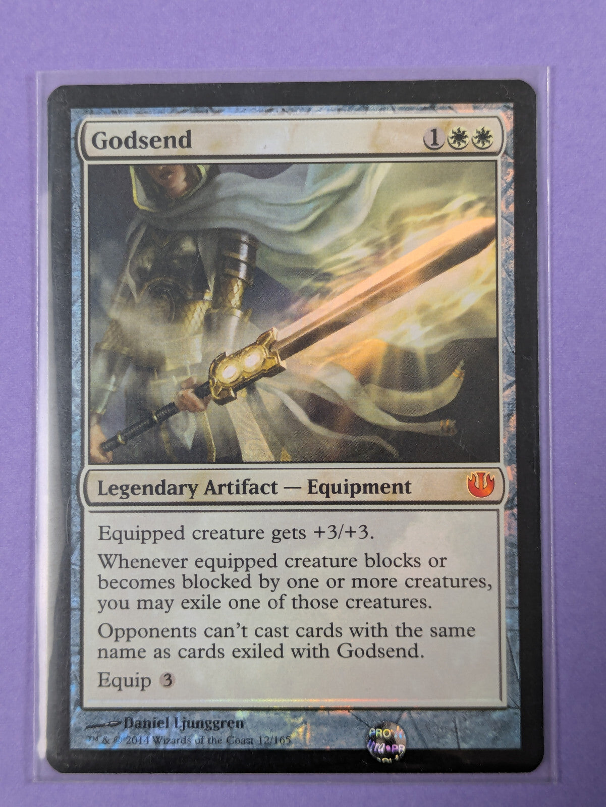MTG Magic The Gathering: Journey into Nyx Godsend Foil Mythic #12/165 - NM