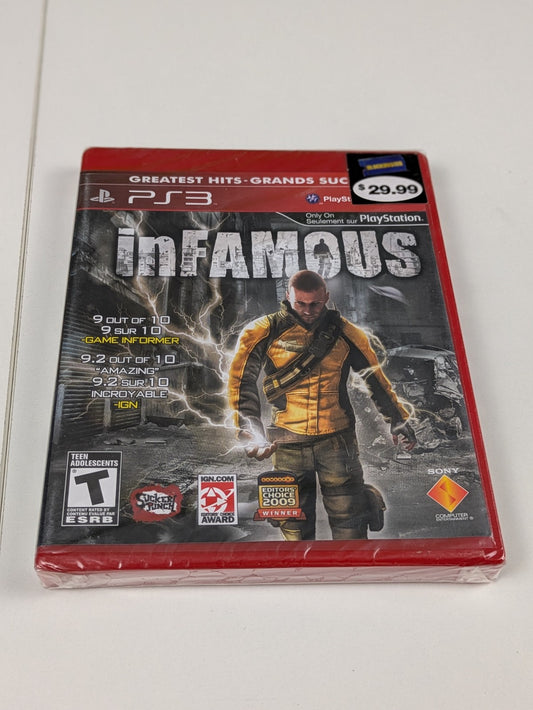 inFAMOUS: Greatest Hits (Sony PlayStation 3 PS3, 2012)