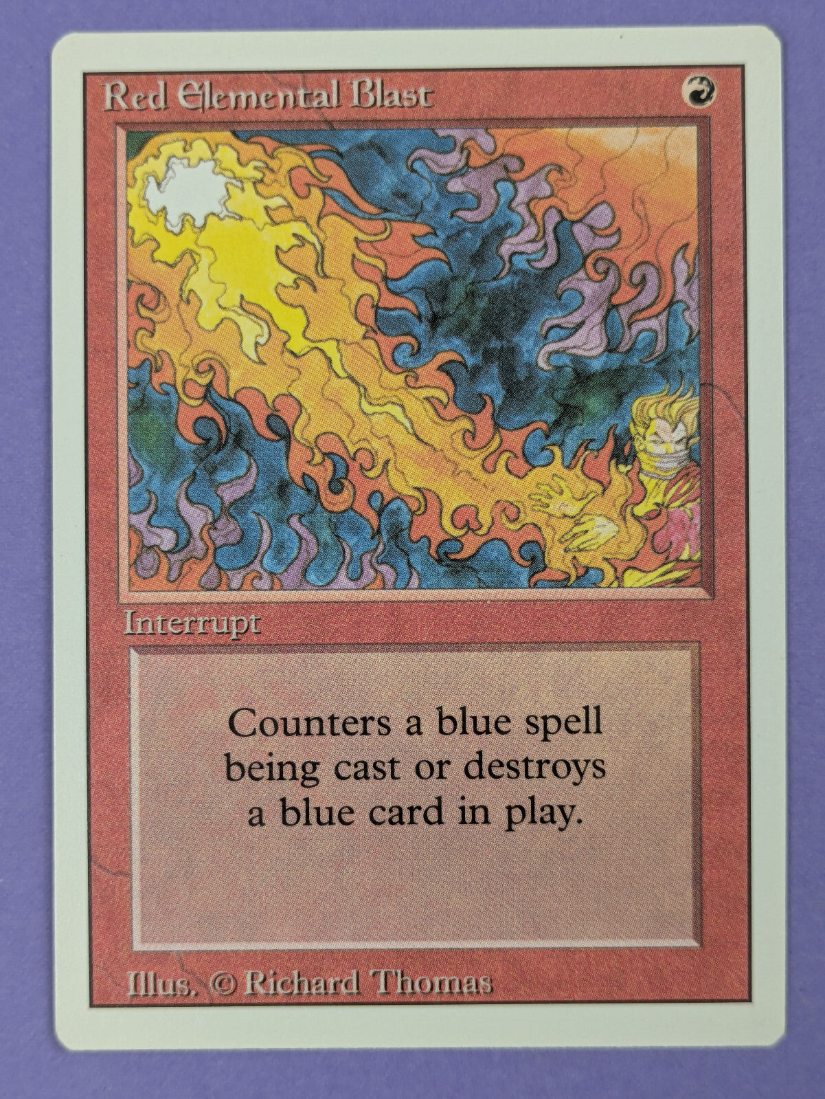 MTG Magic The Gathering: Revised Edition (3ED): Red Elemental Blast Common - NM
