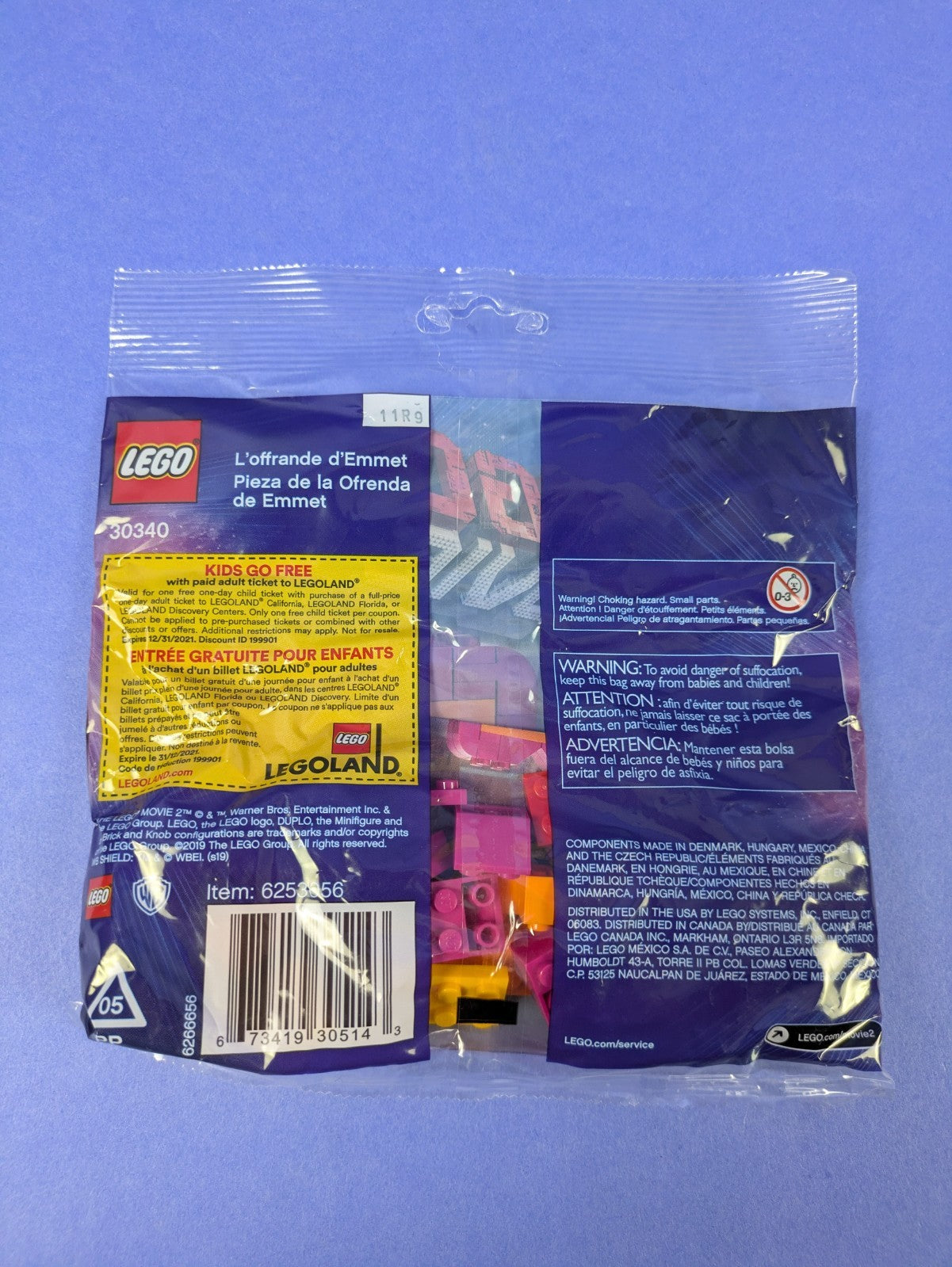 LEGO The LEGO Movie 2 Emmet's 'Piece' Offering Polybag 30340