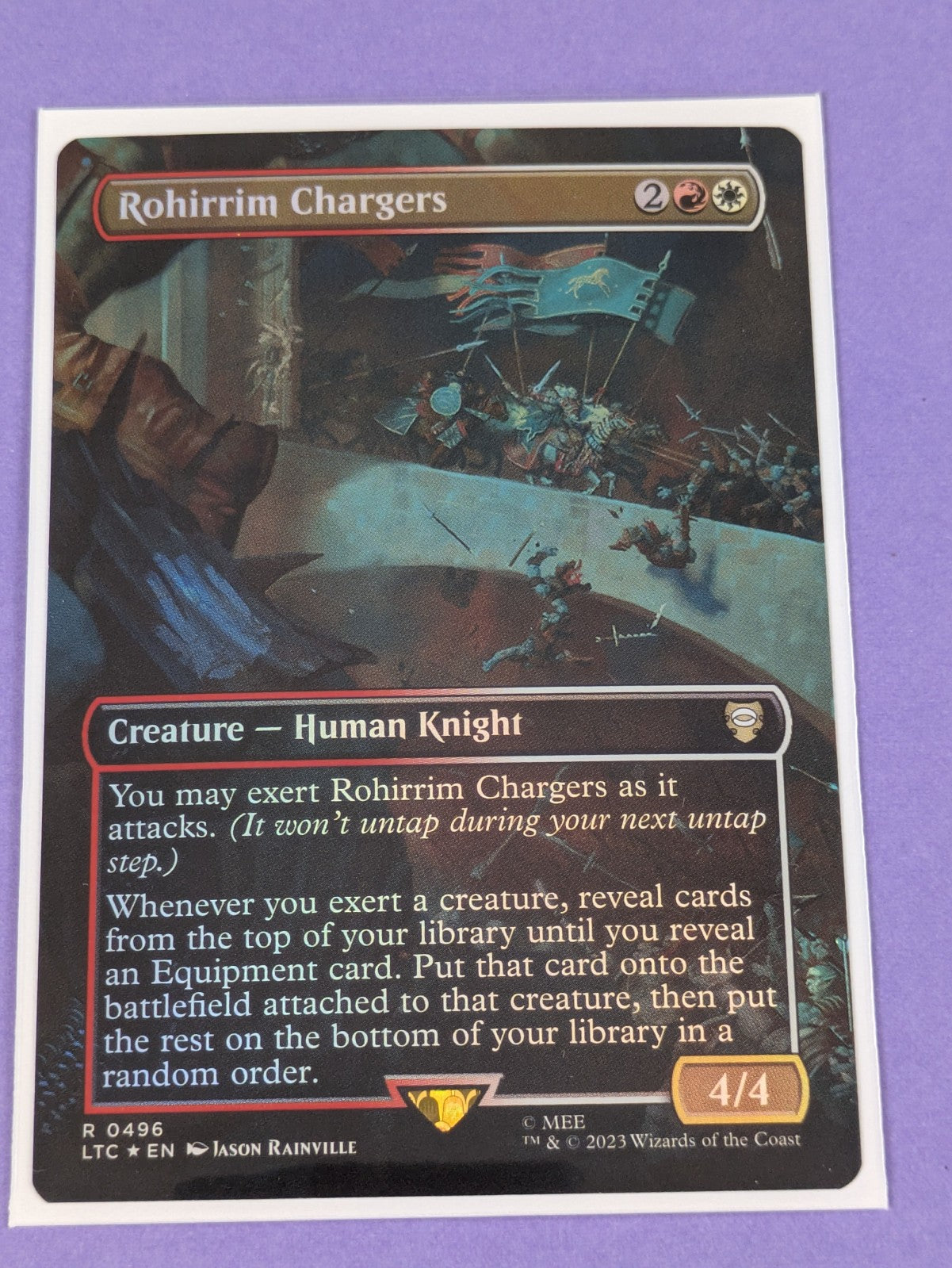 MTG: The Lord of the Rings: Rohirrim Chargers Borderless Foil #0496 Rare - NM