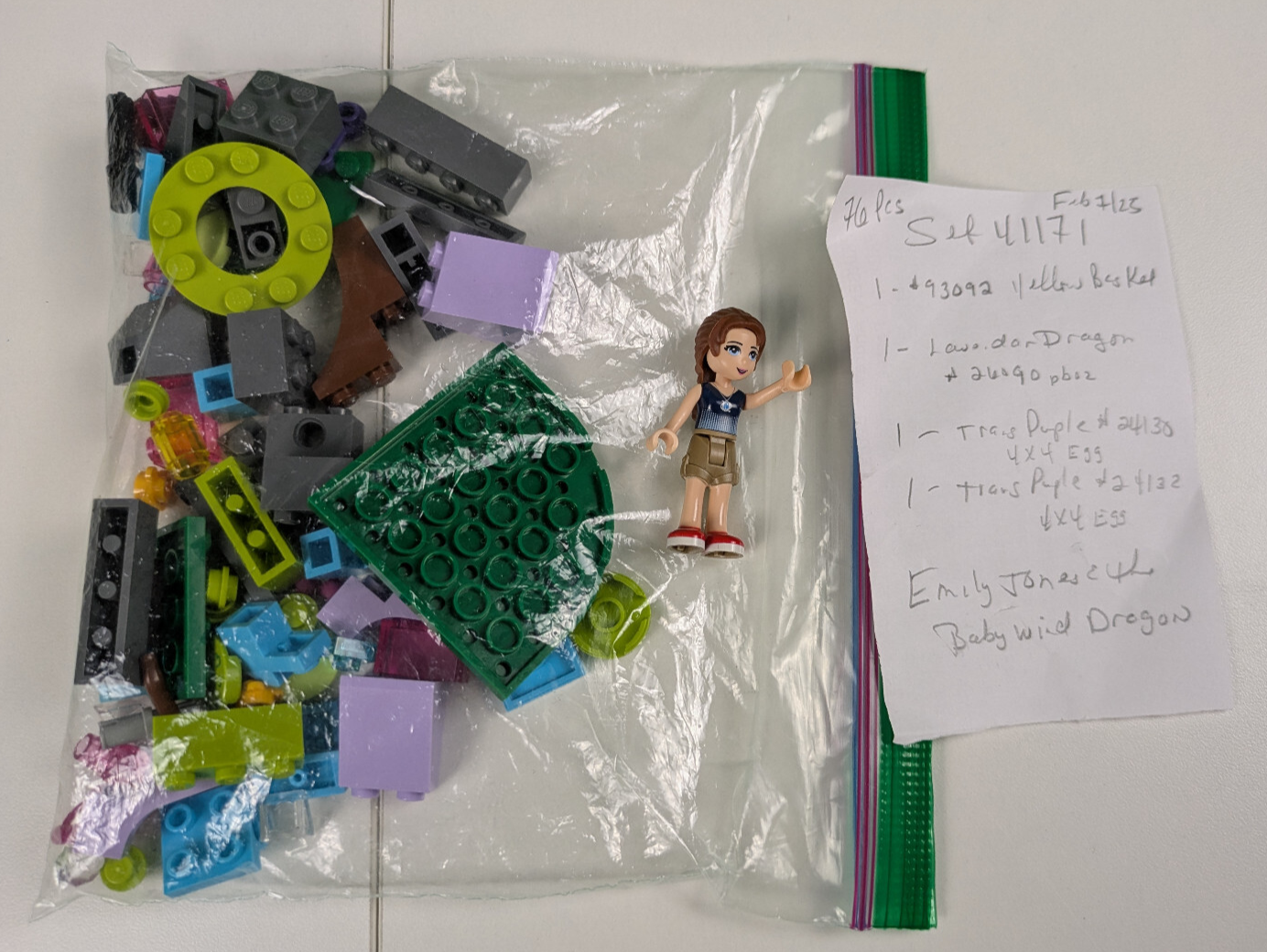 Lego Elves: Emily Jones & the Baby Wind Dragon Set 41171